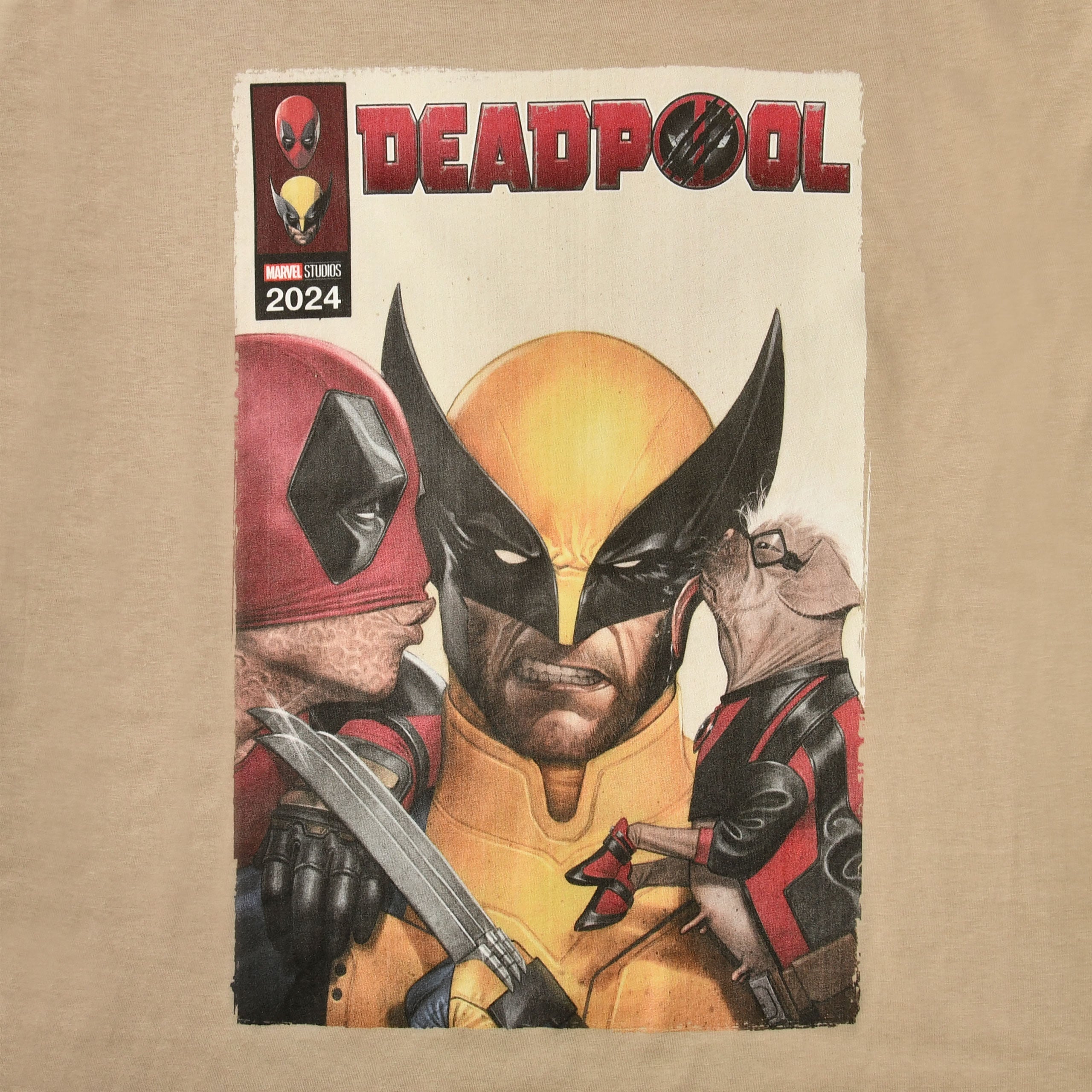 Product image Deadpool - Kisses Wolverine T-Shirt beige