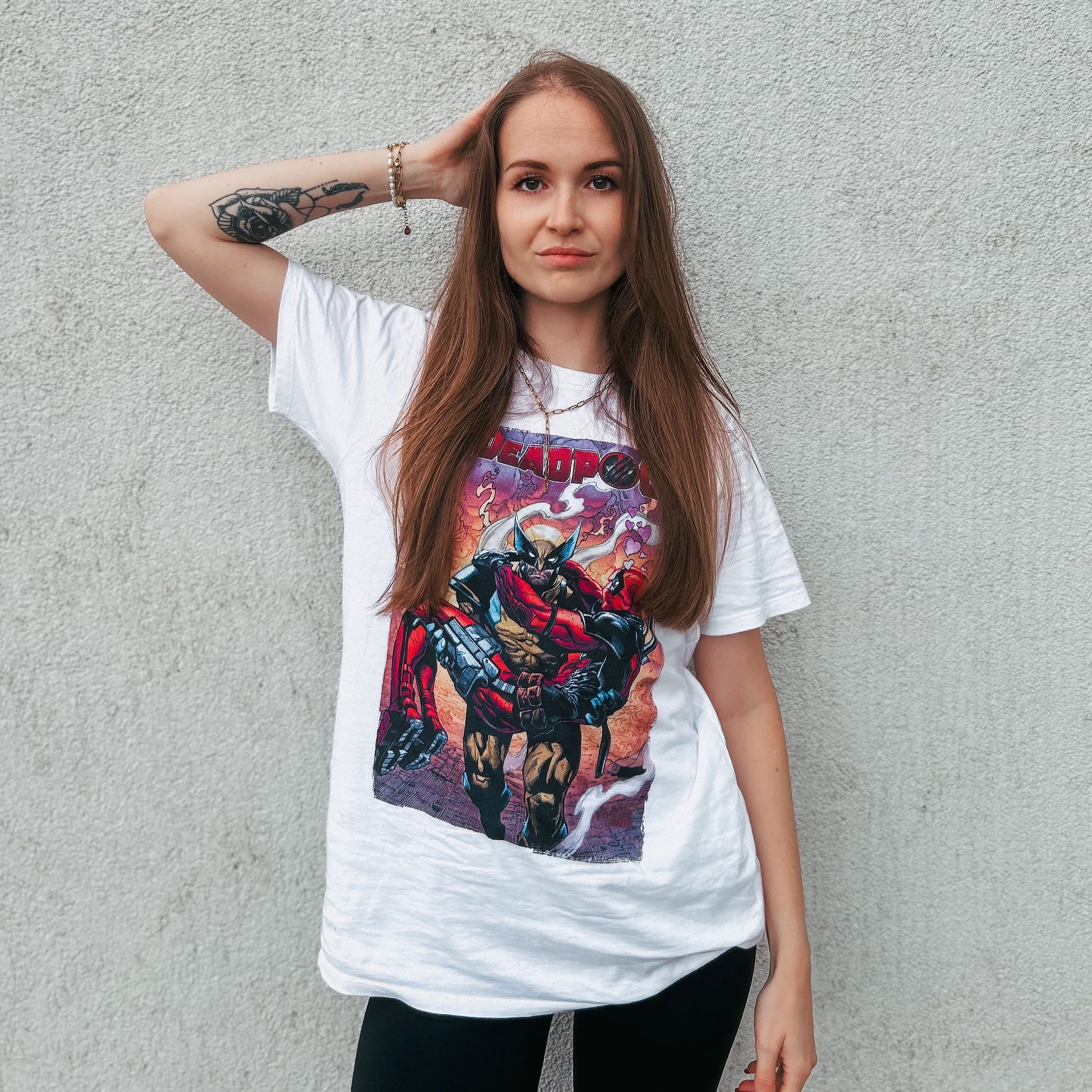 Product image Deadpool and Wolverine Best Bubs Comics T-Shirt White