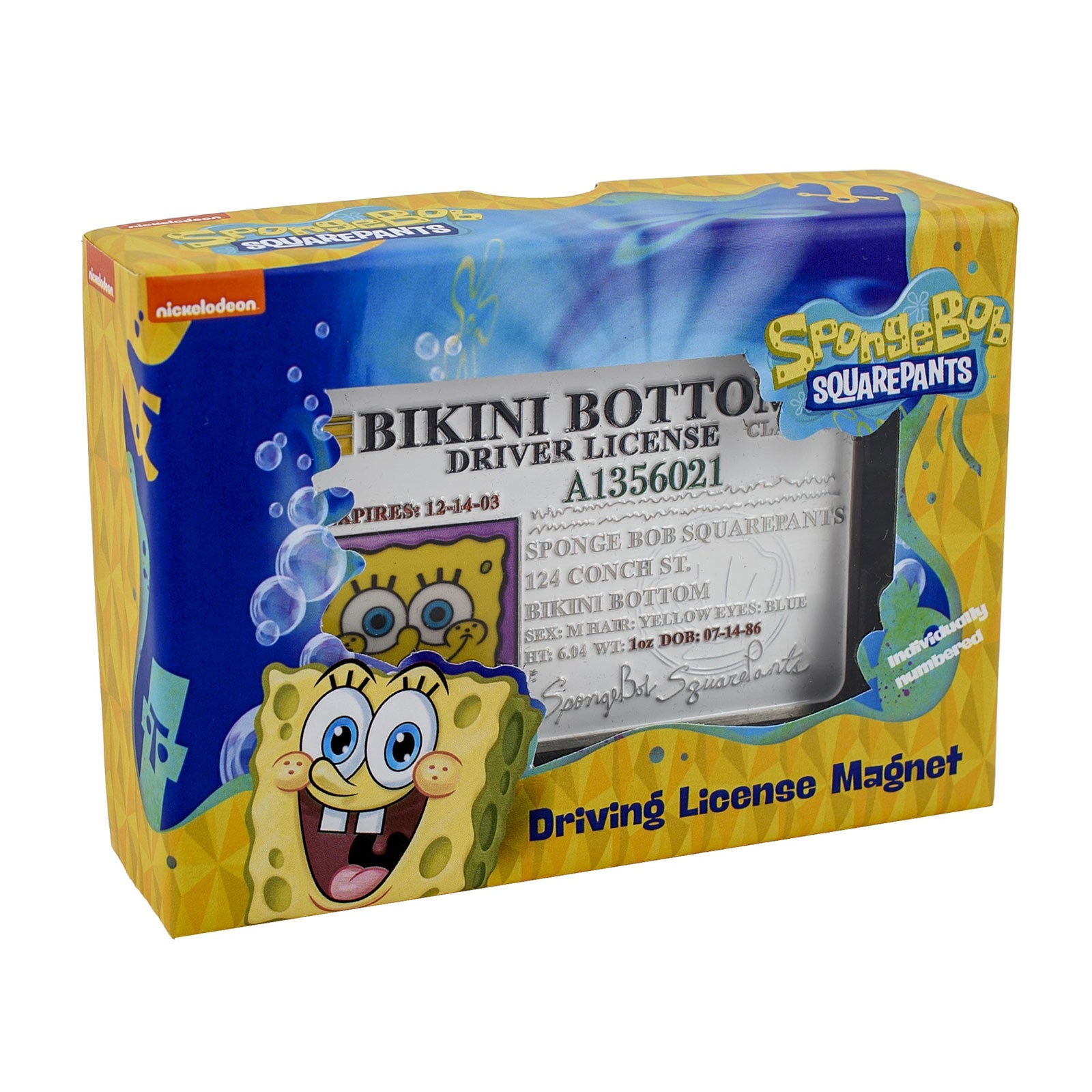 Product image SpongeBob - Bikini Bottom Driver's License Replica
