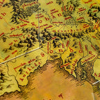 Product image The Lord of the Rings - Middle-earth Map Coasters Set of 12