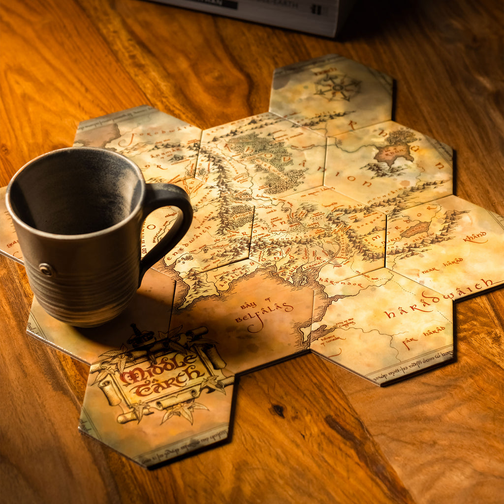 Product image The Lord of the Rings - Middle-earth Map Coasters Set of 12