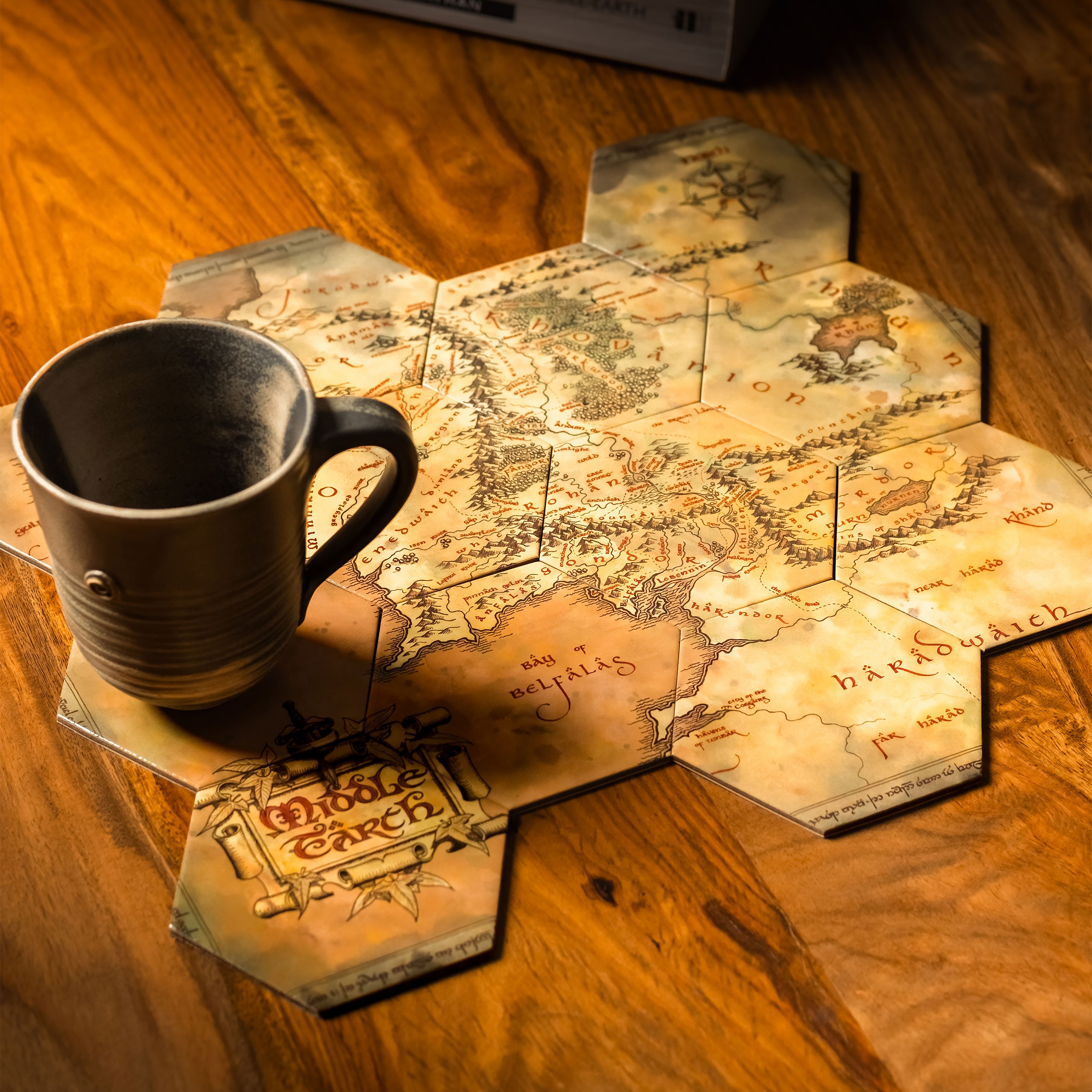 Product image The Lord of the Rings - Middle-earth Map Coasters Set of 12