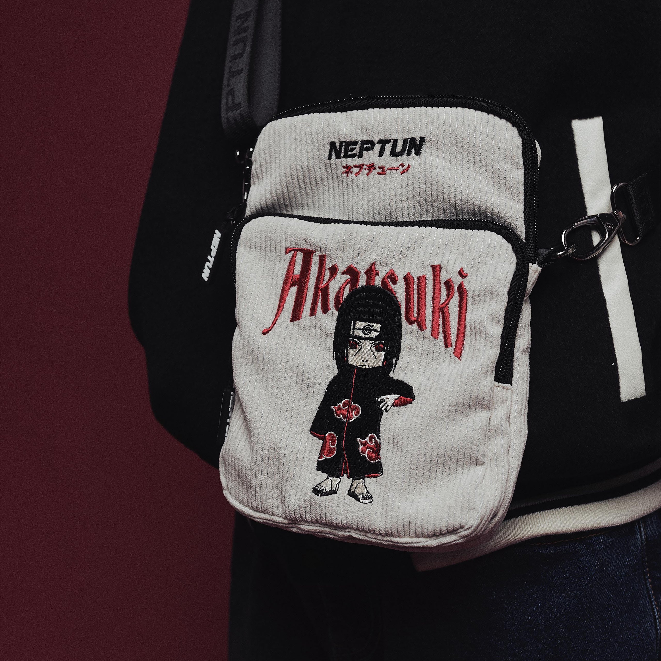 Product image Naruto - Akatsuki Crossbody Bag beige