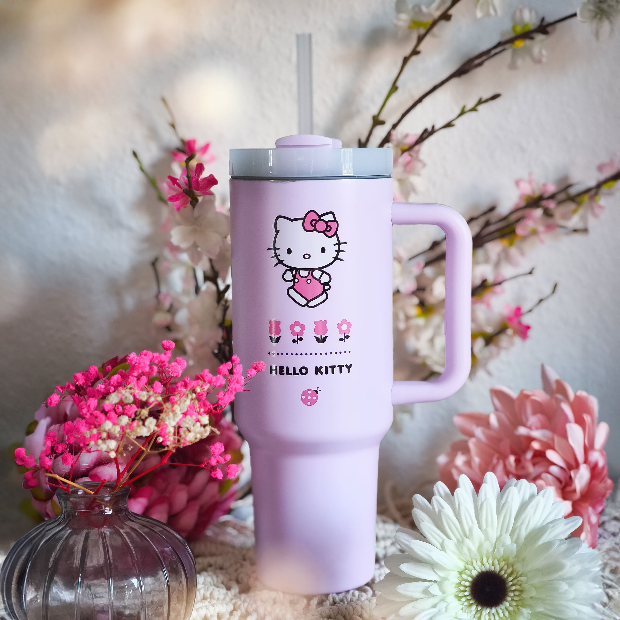 Product image Hello Kitty - Flower To Go Cup with Straw