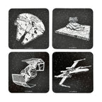 Product image Star Wars - Spaceship Coaster Set