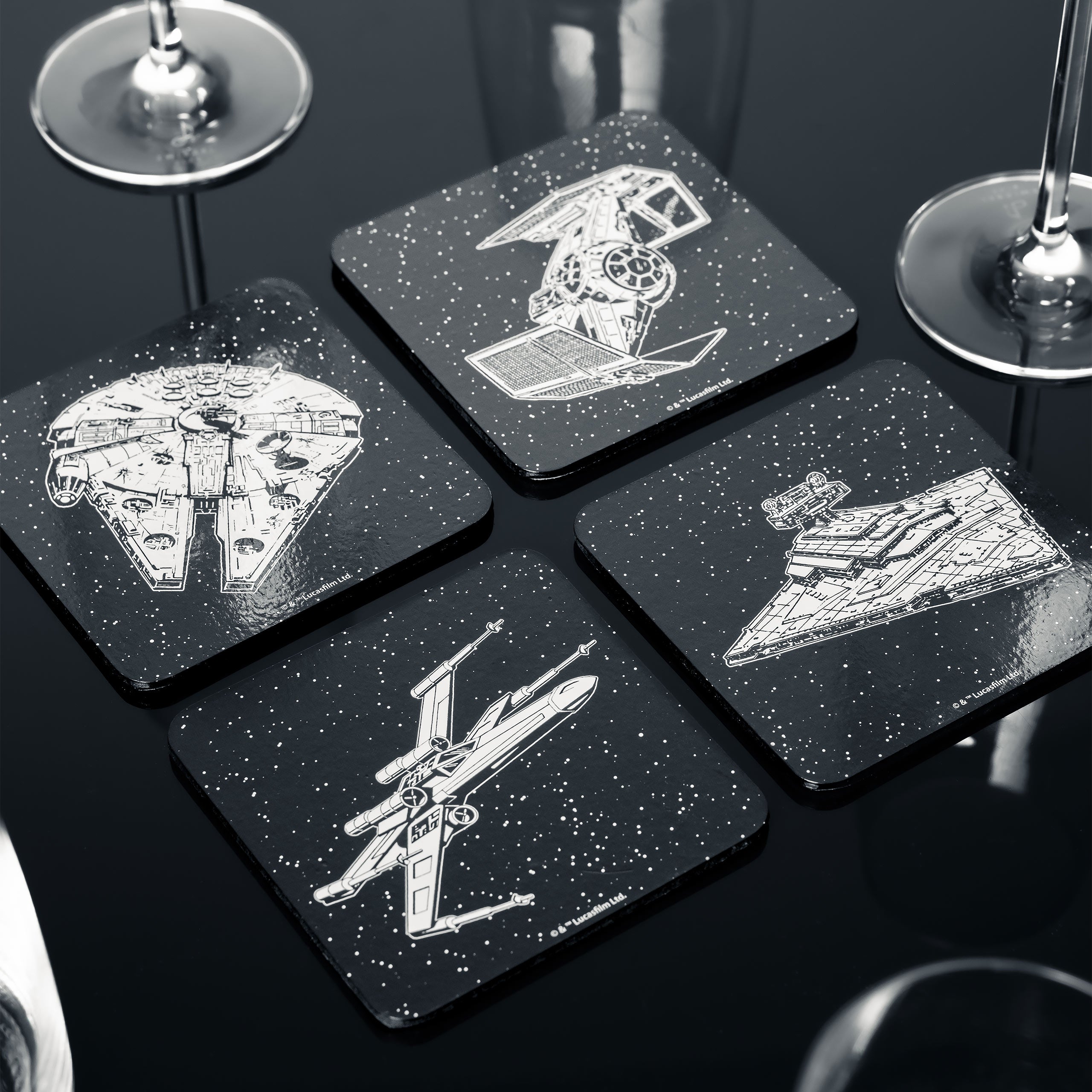 Product image Star Wars - Spaceship Coaster Set