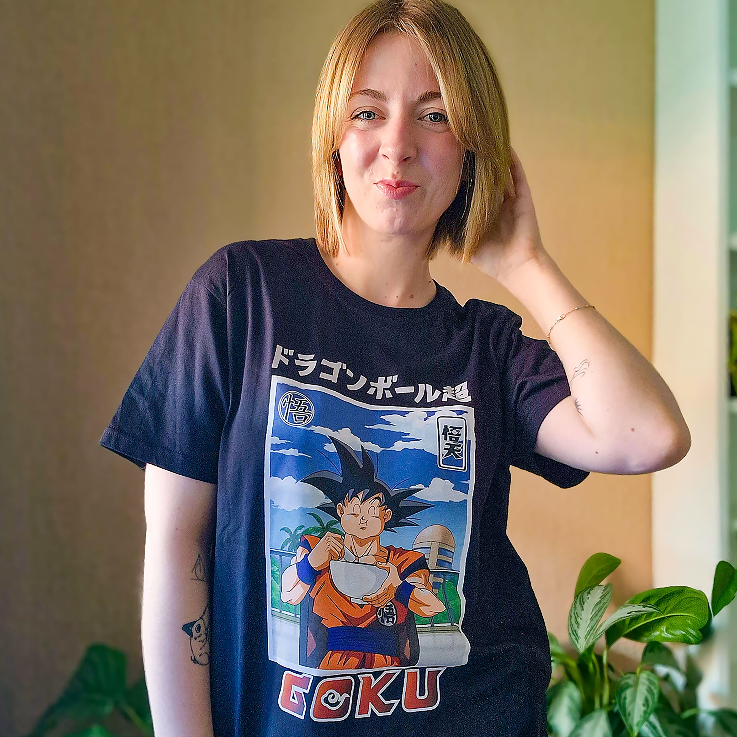 Product image Dragon Ball - Goku Eat T-Shirt Black