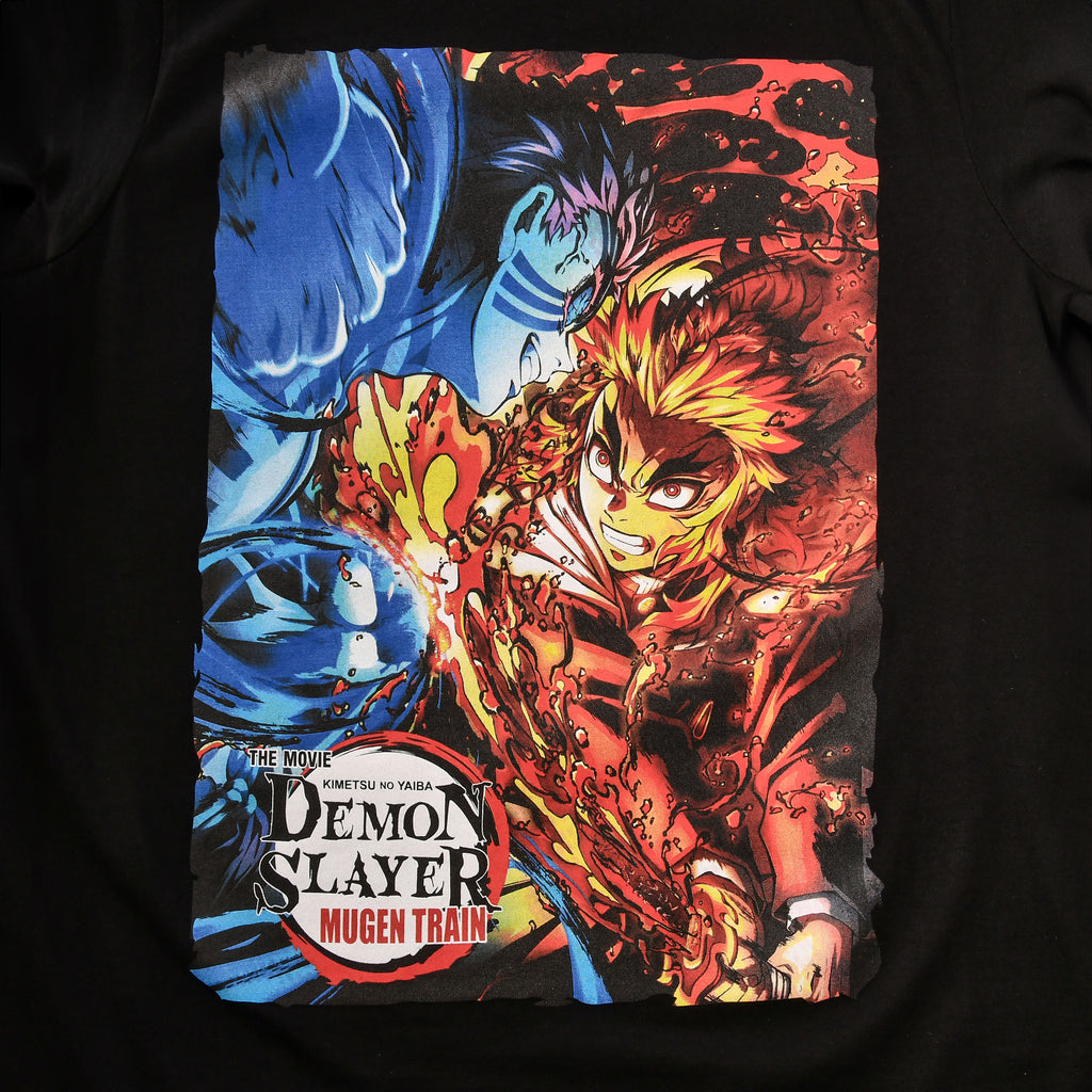 Product image Demon Slayer - Rengoku vs. Akaza T-Shirt Black