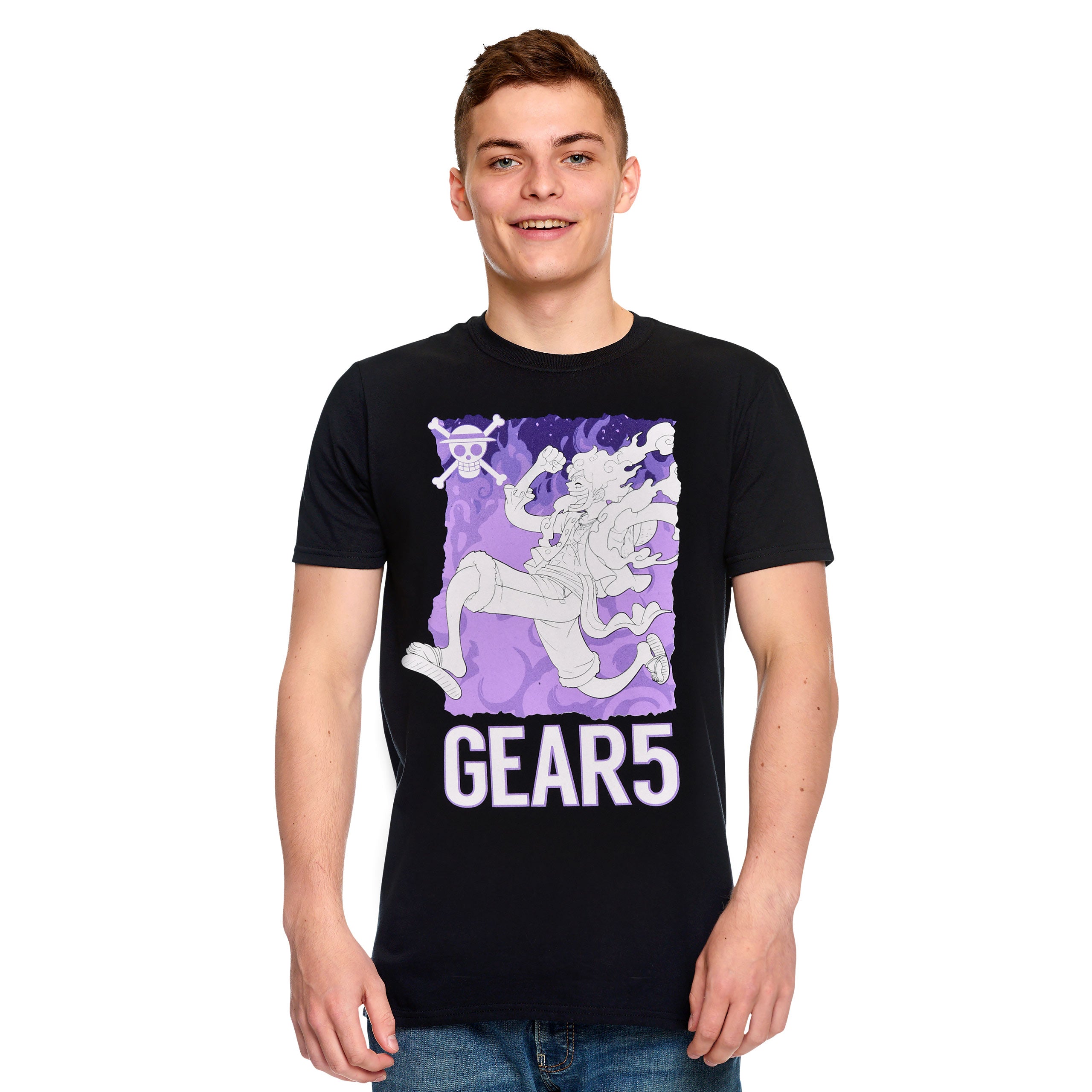 Product image One Piece: Gear 5 - Monkey D. Luffy T-Shirt Black
