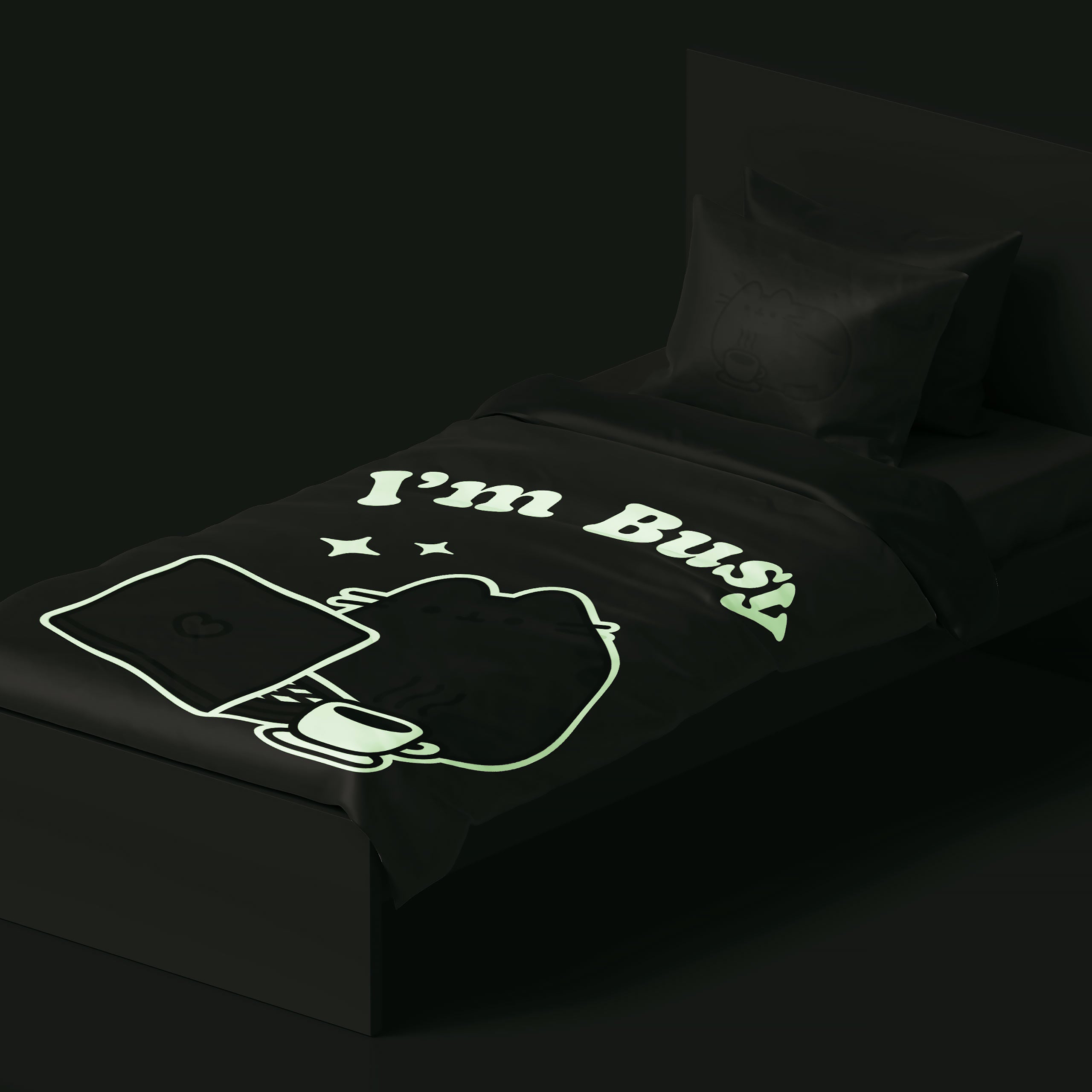 Product image Pusheen - Reversible bedding with Glow in the Dark effect