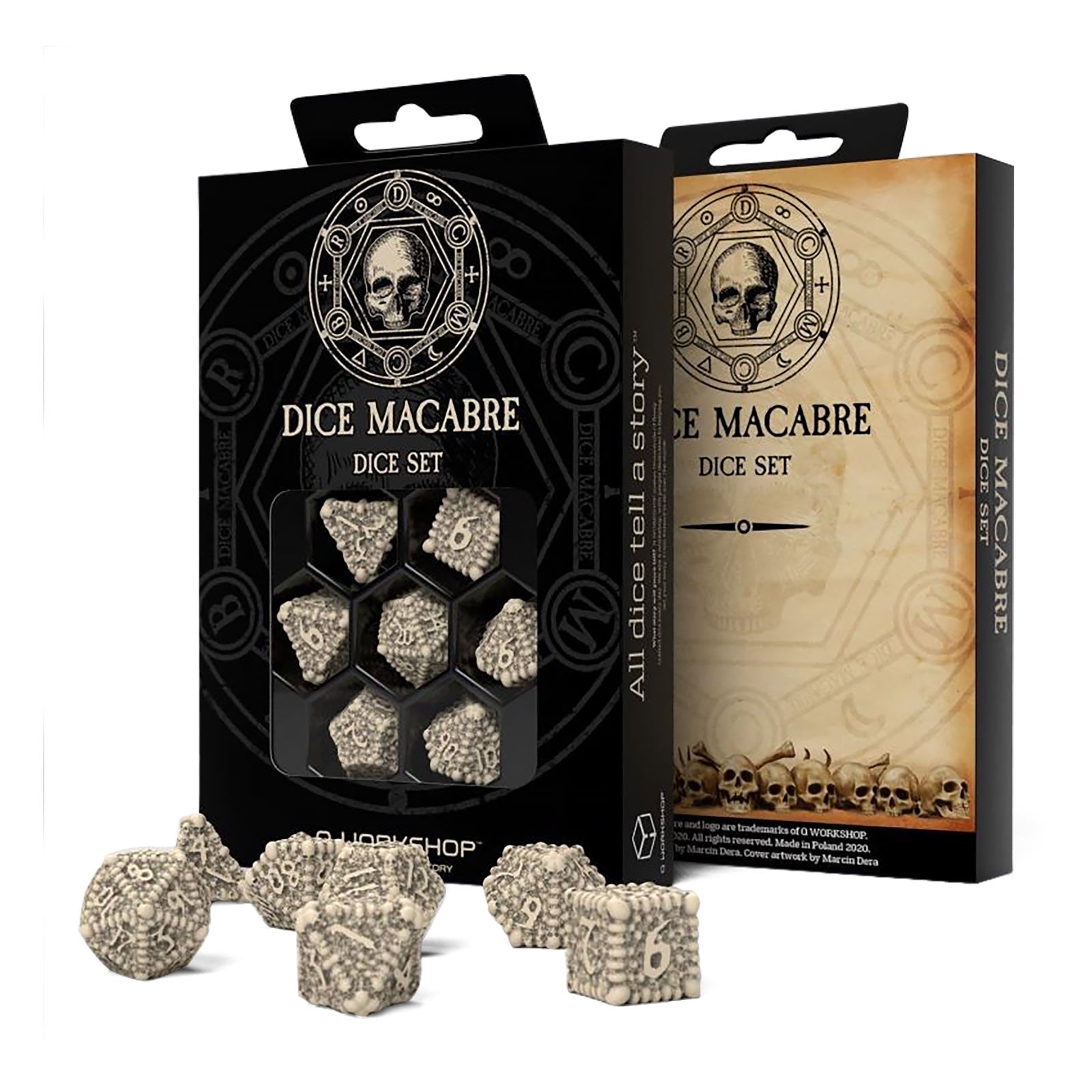 Product image Macabre Power of the Underworld RPG Dice Set 7pcs