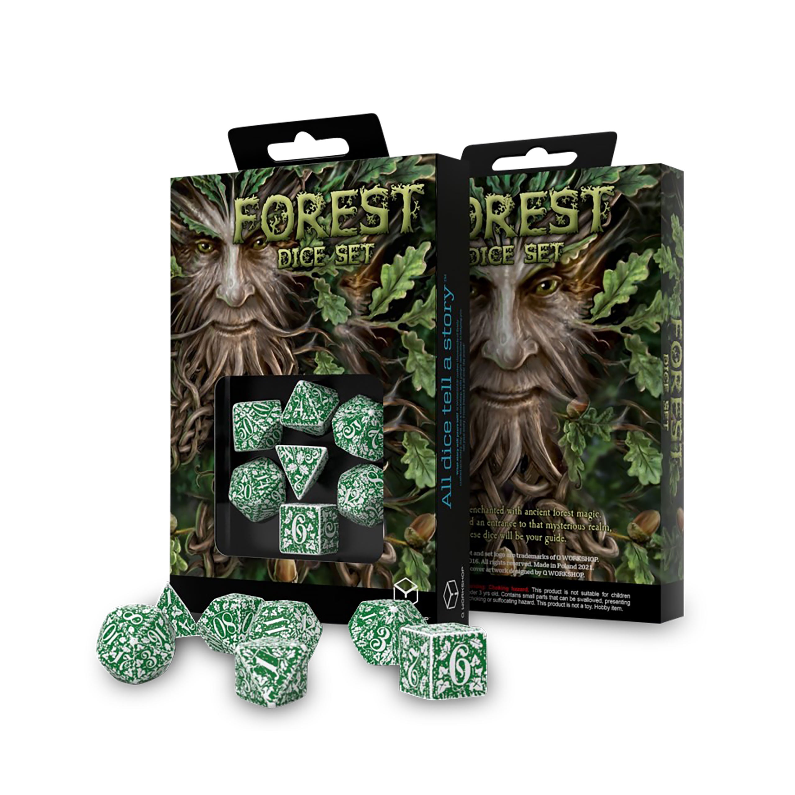 Product image Forest Tundra RPG Dice Set 7pc