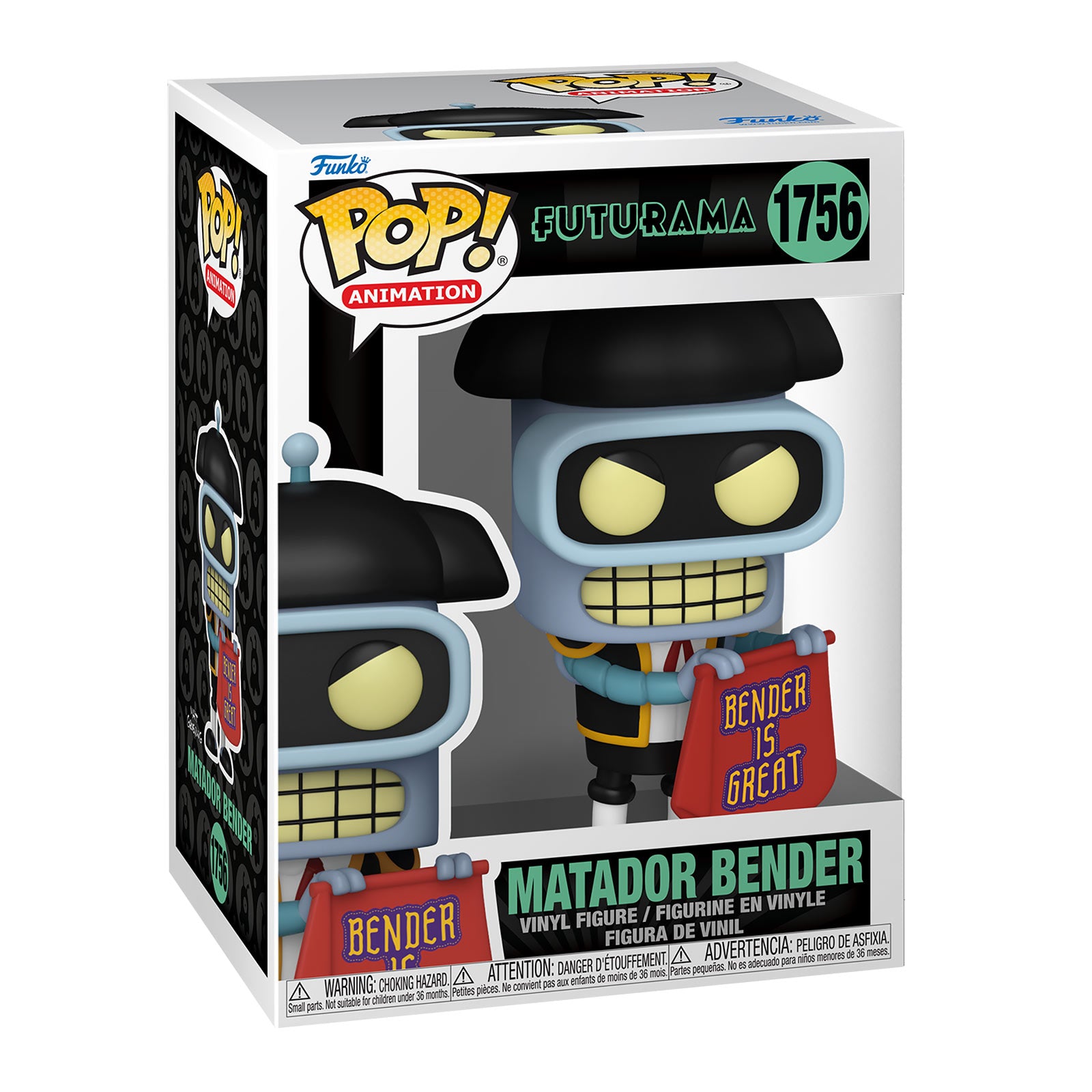 Product image Futurama - Bender (Matador) Funko Pop Figure