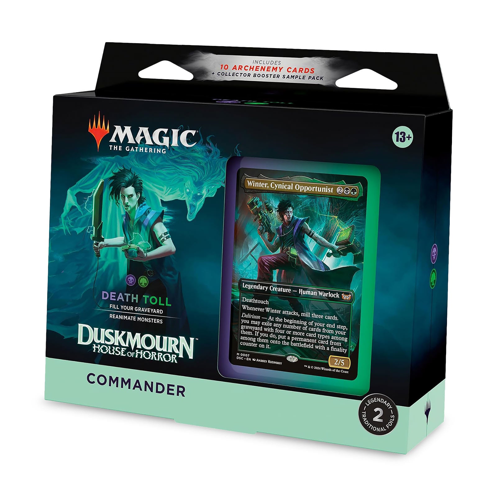 Product image Duskmourn: House of Horror Commander Deck Death Toll - Magic The Gathering
