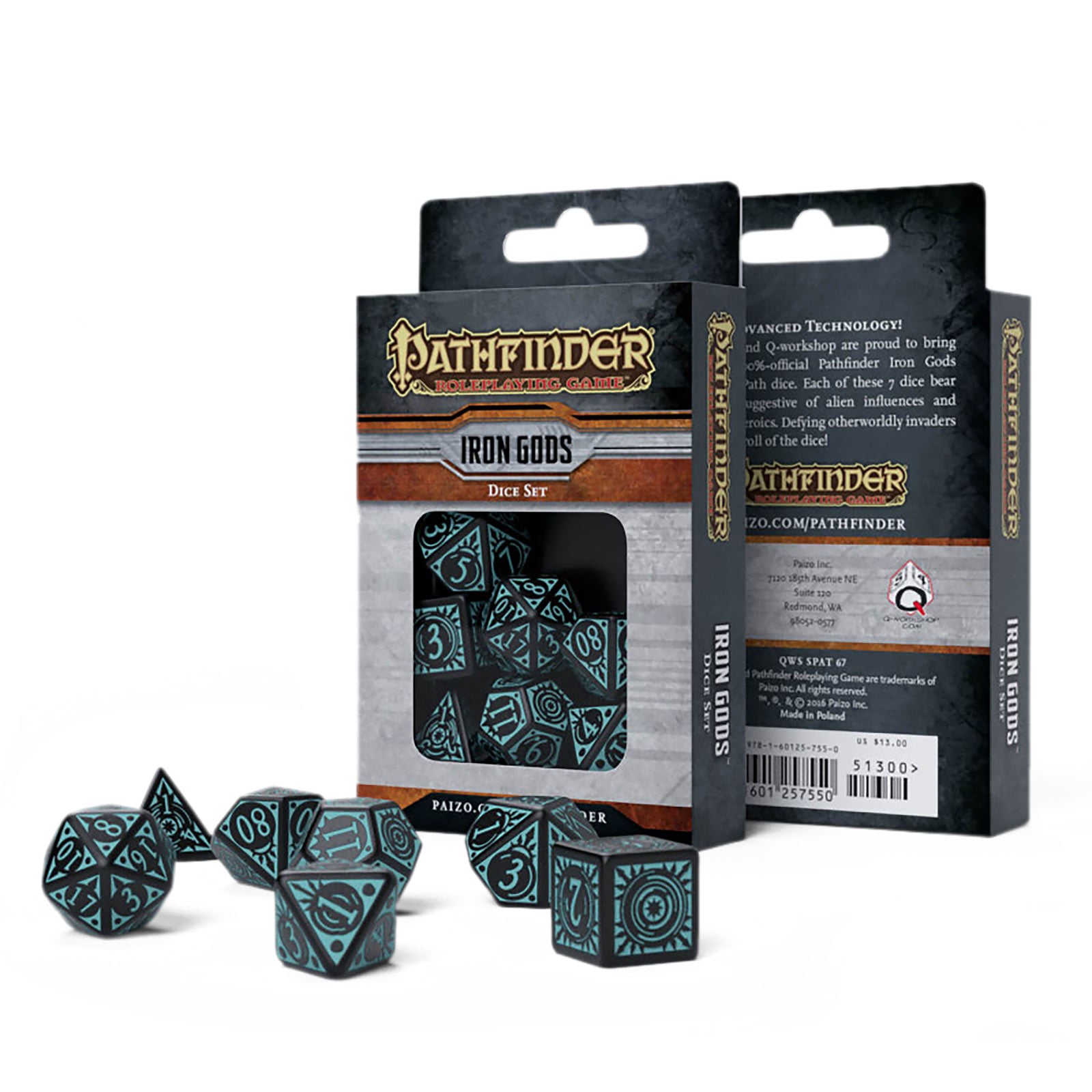 Product image Pathfinder - Iron Gods RPG Dice Set 7pcs