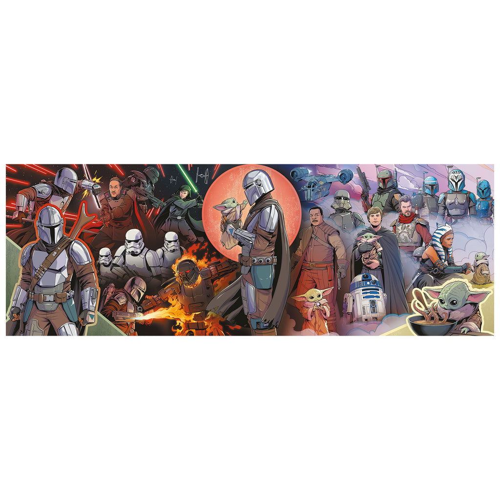 Product image Mandalorian with Grogu Puzzle - Star Wars The Mandalorian