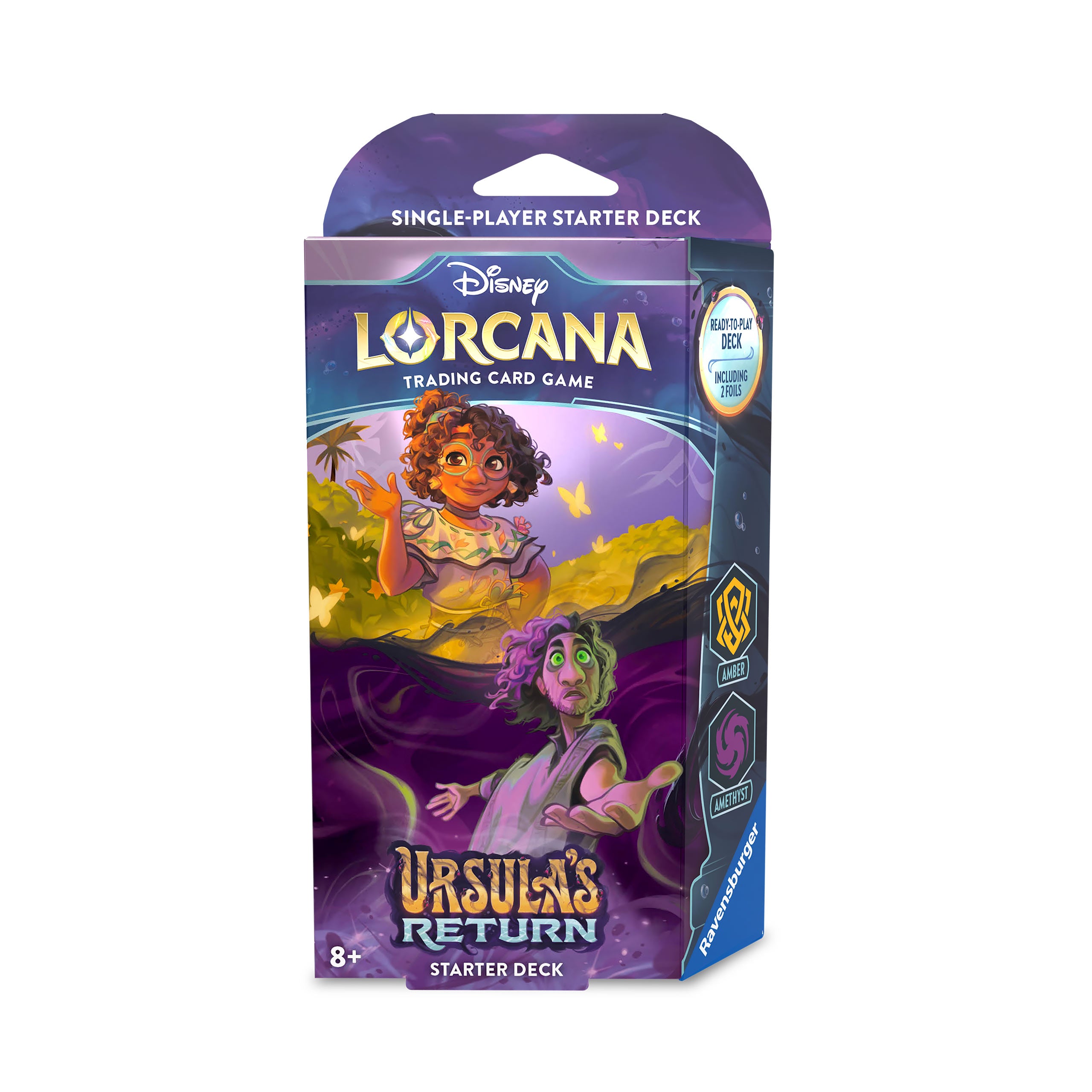 Product image Disney Lorcana Starter Set Amber & Amethyst - Ursula's Return Trading Card Game