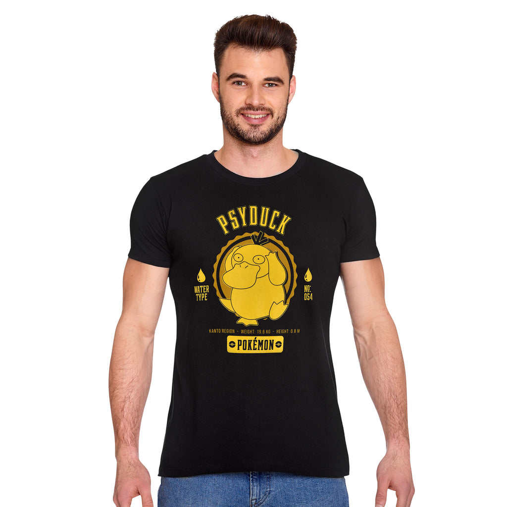 Product image Pokemon - Psyduck College T-Shirt black
