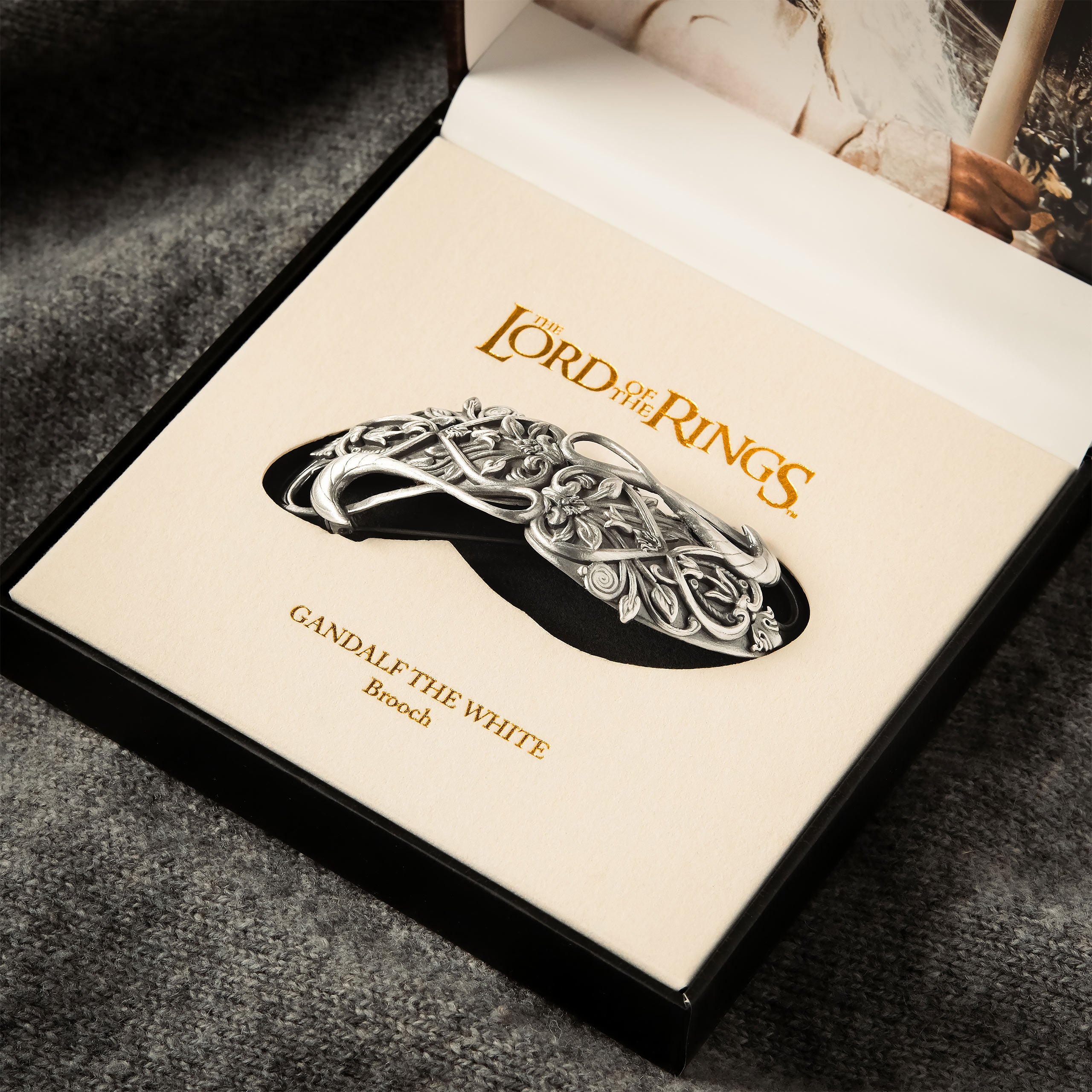 Product image Gandalf the White Brooch - The Lord of the Rings