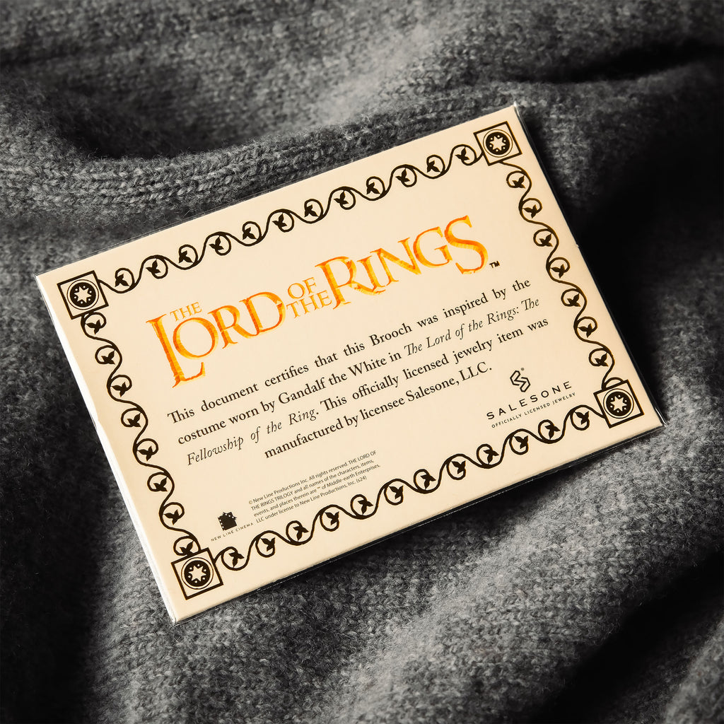 Product image Gandalf the White Brooch - The Lord of the Rings