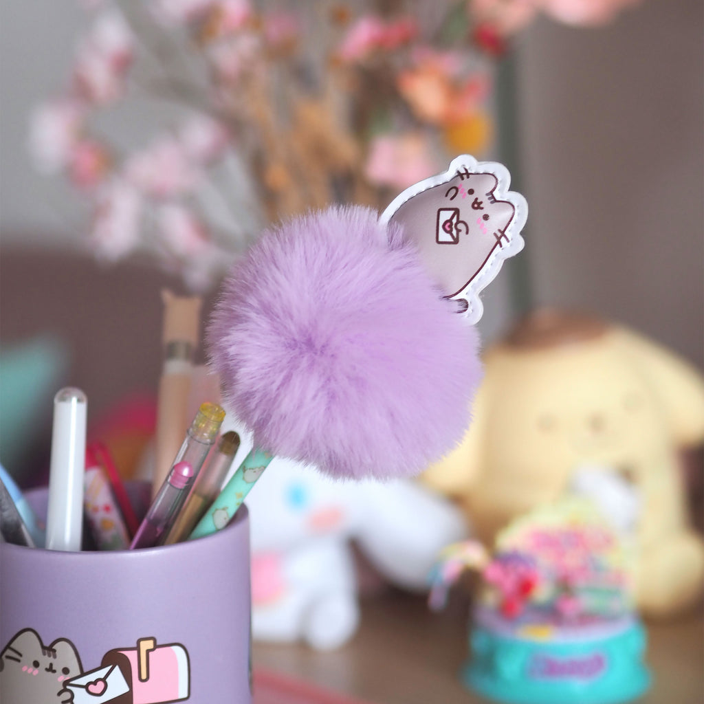 Product image Pusheen - Ballpoint Pen with Pom Pom