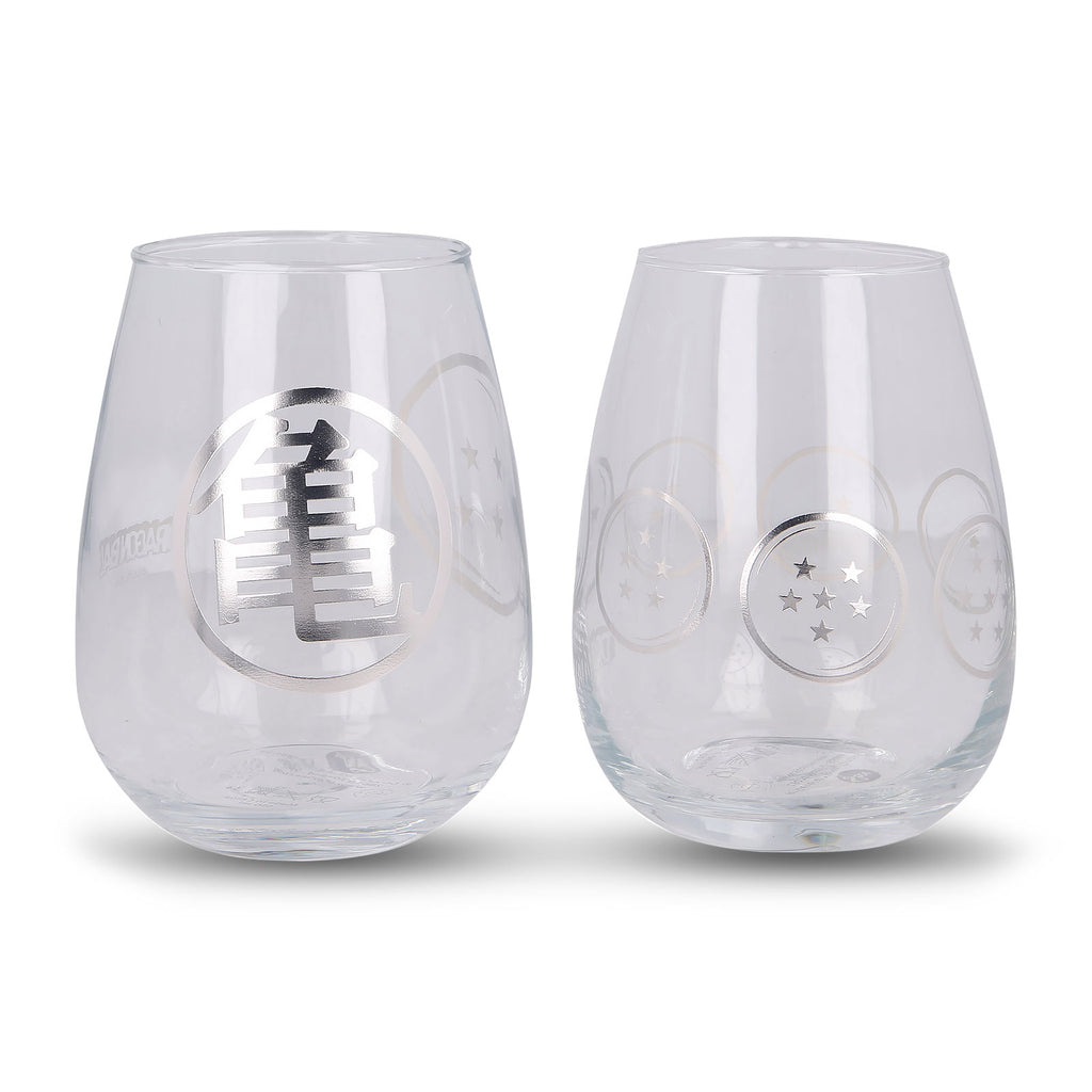 Product image Dragon Ball - Dragon Balls & Kame Symbol Glass Set of 2