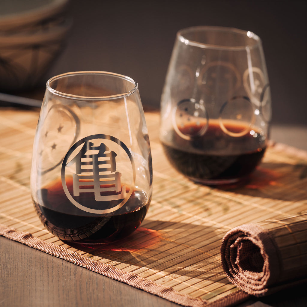 Product image Dragon Ball - Dragon Balls & Kame Symbol Glass Set of 2