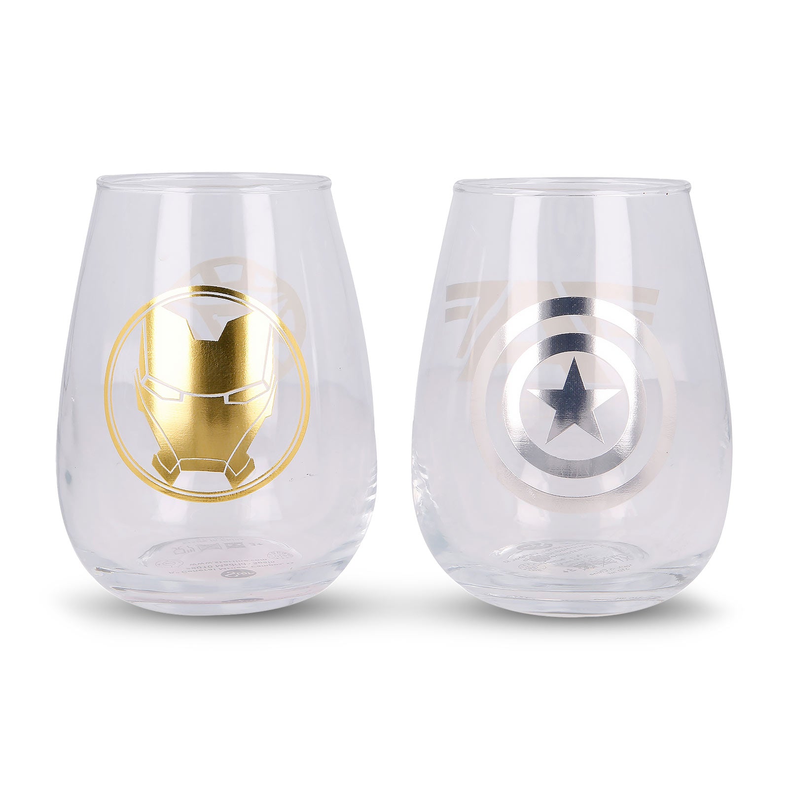 Product image Marvel Avengers - Iron Man & Captain America Glasses 2-piece Set