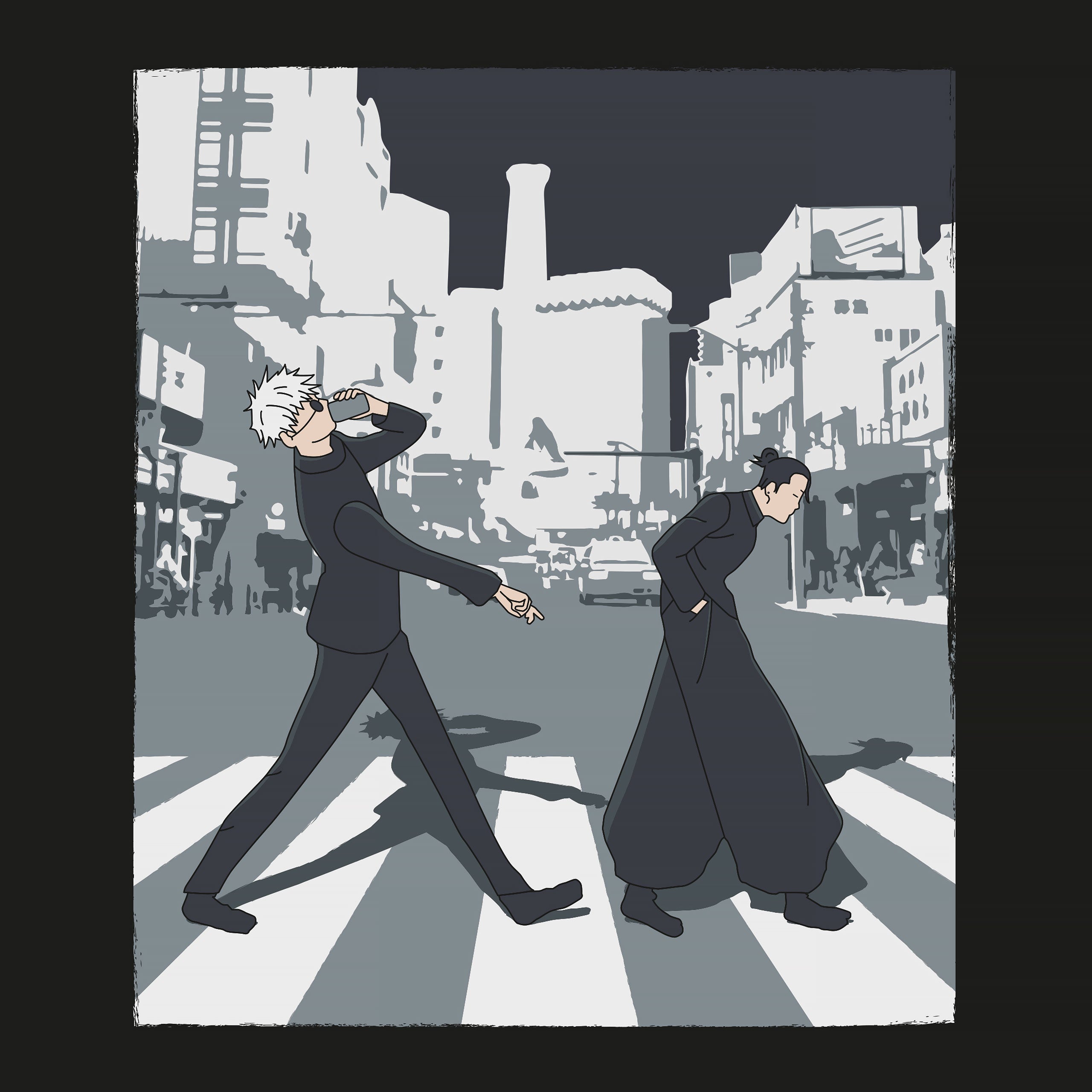 Product image Crosswalk T-Shirt for Jujutsu Kaisen fans black