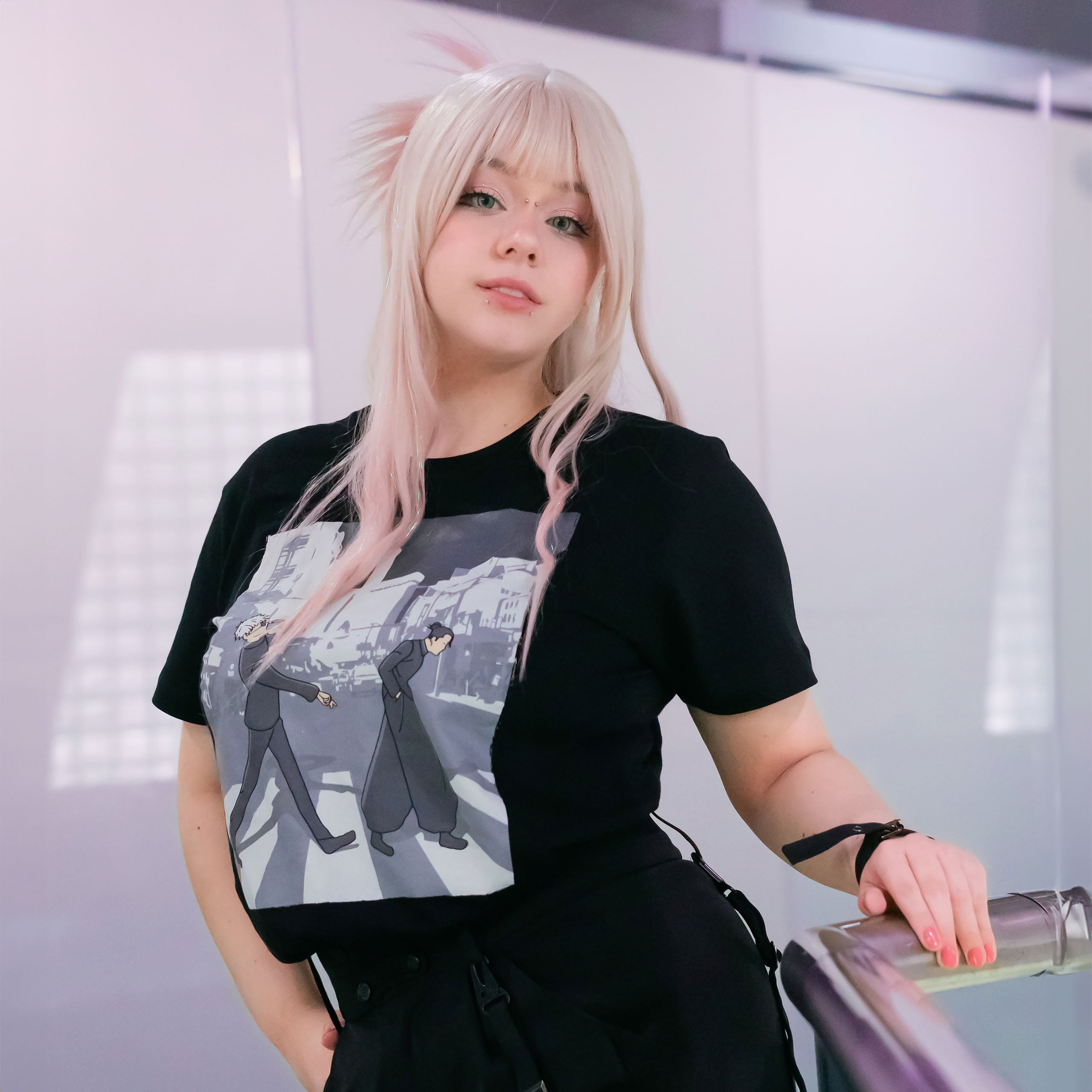 Product image Crosswalk T-Shirt for Jujutsu Kaisen fans black