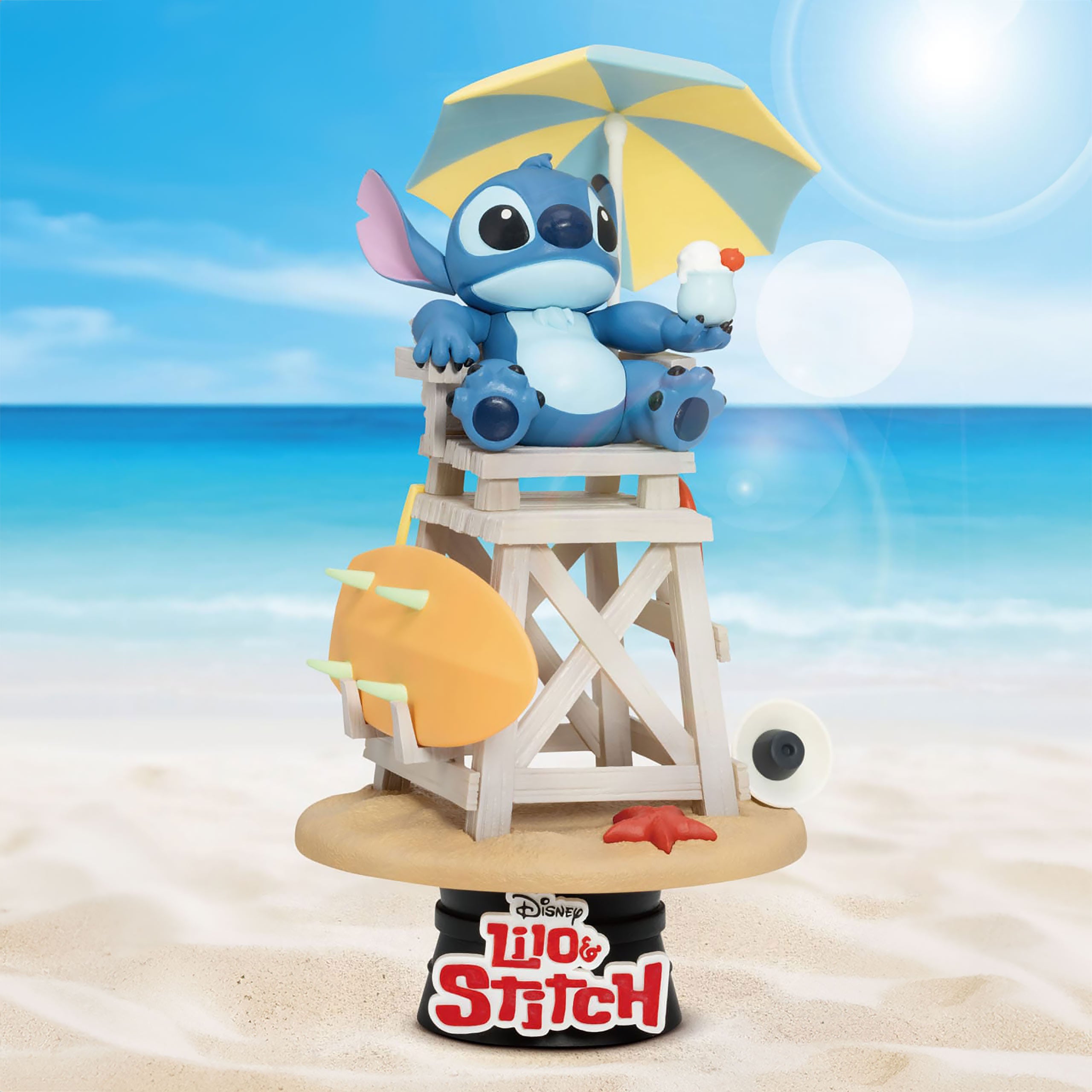 Product image Stitch Summer Vibe D-Stage Diorama Figure - Lilo & Stitch