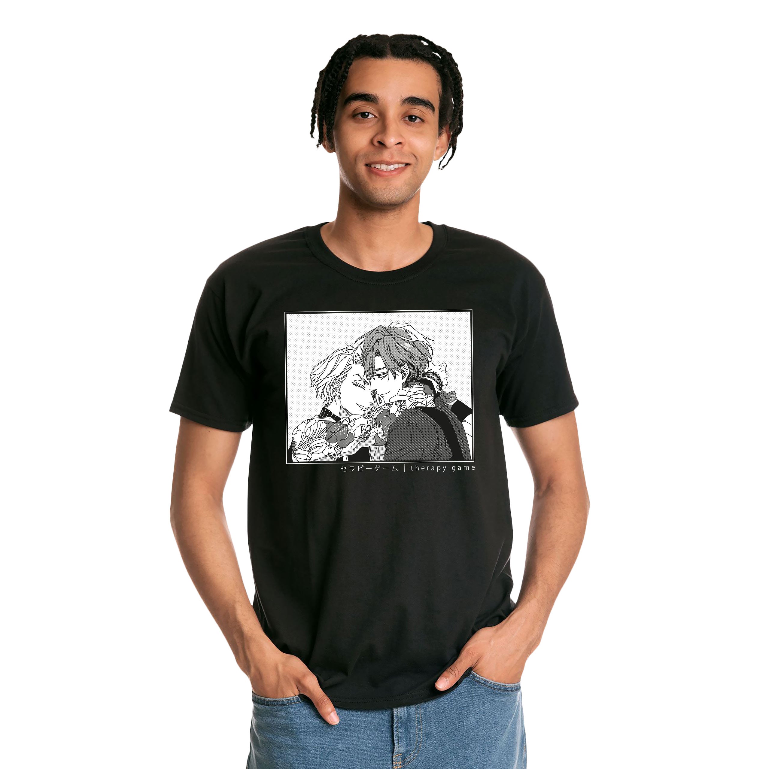 Product image Shizuma and Minato T-Shirt for Therapy Game Fans