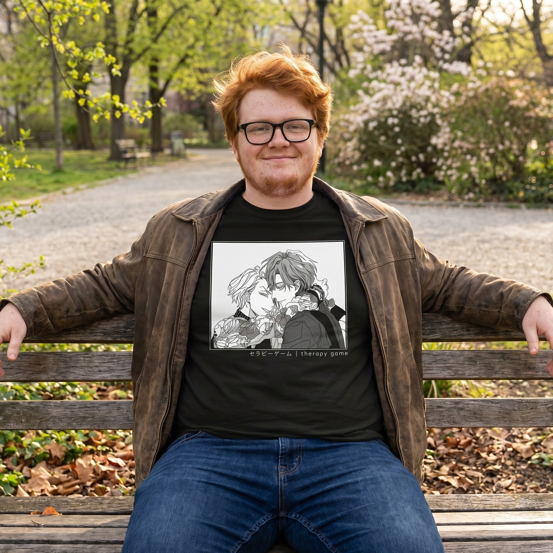 Product image Shizuma and Minato T-Shirt for Therapy Game Fans