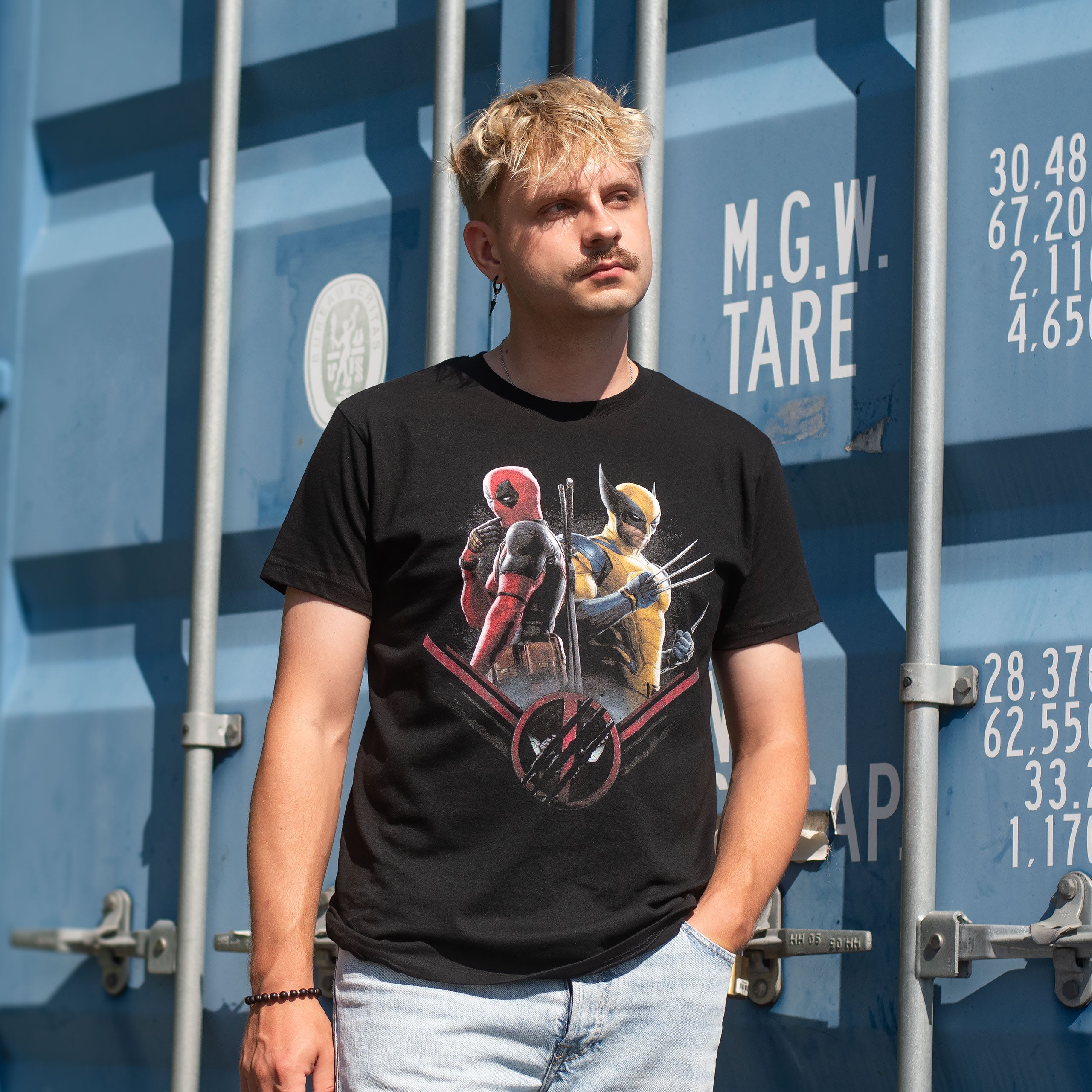 Product image Deadpool and Wolverine Double Trouble T-Shirt black