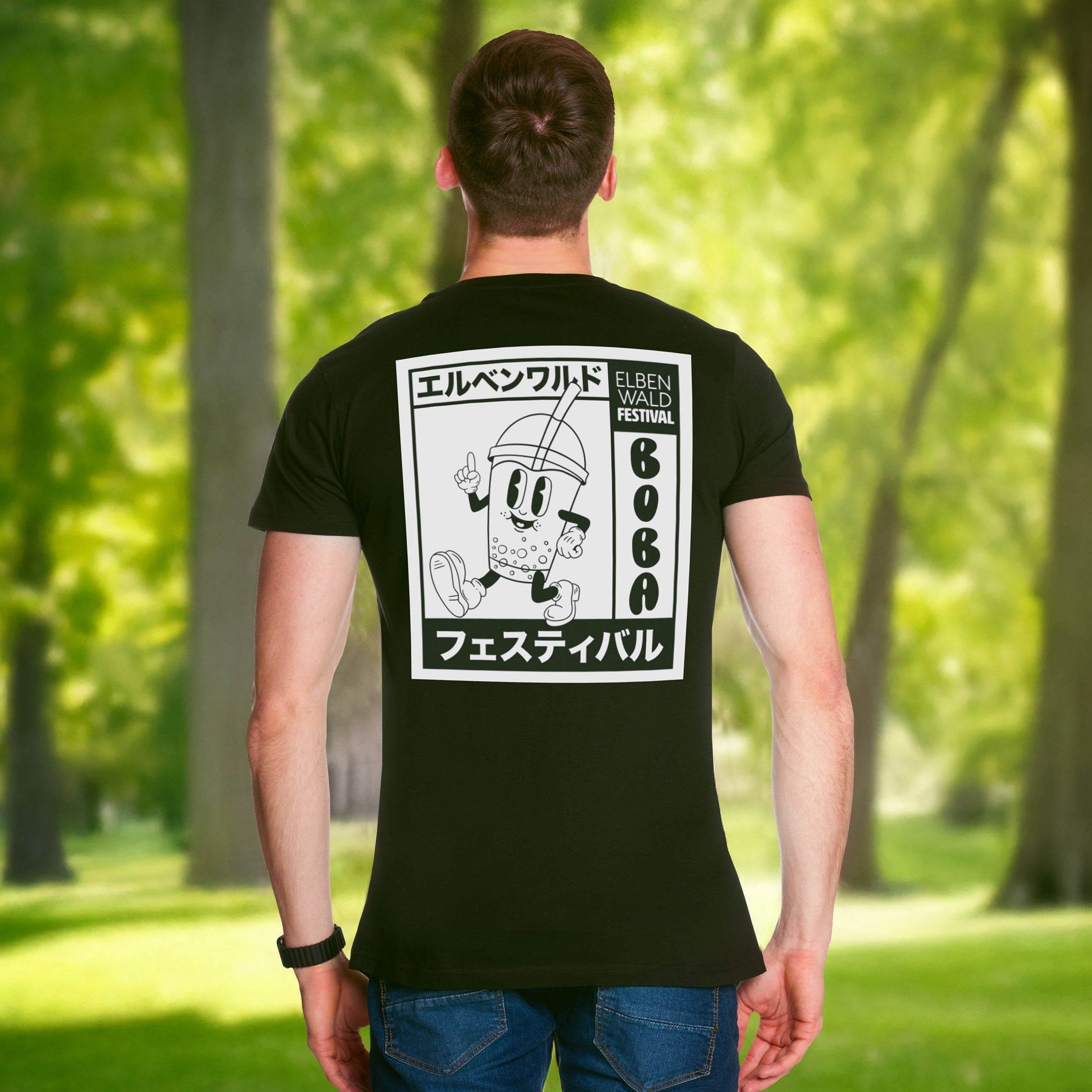 Product image Elbenwald Festival Bubble Tea T-Shirt Black
