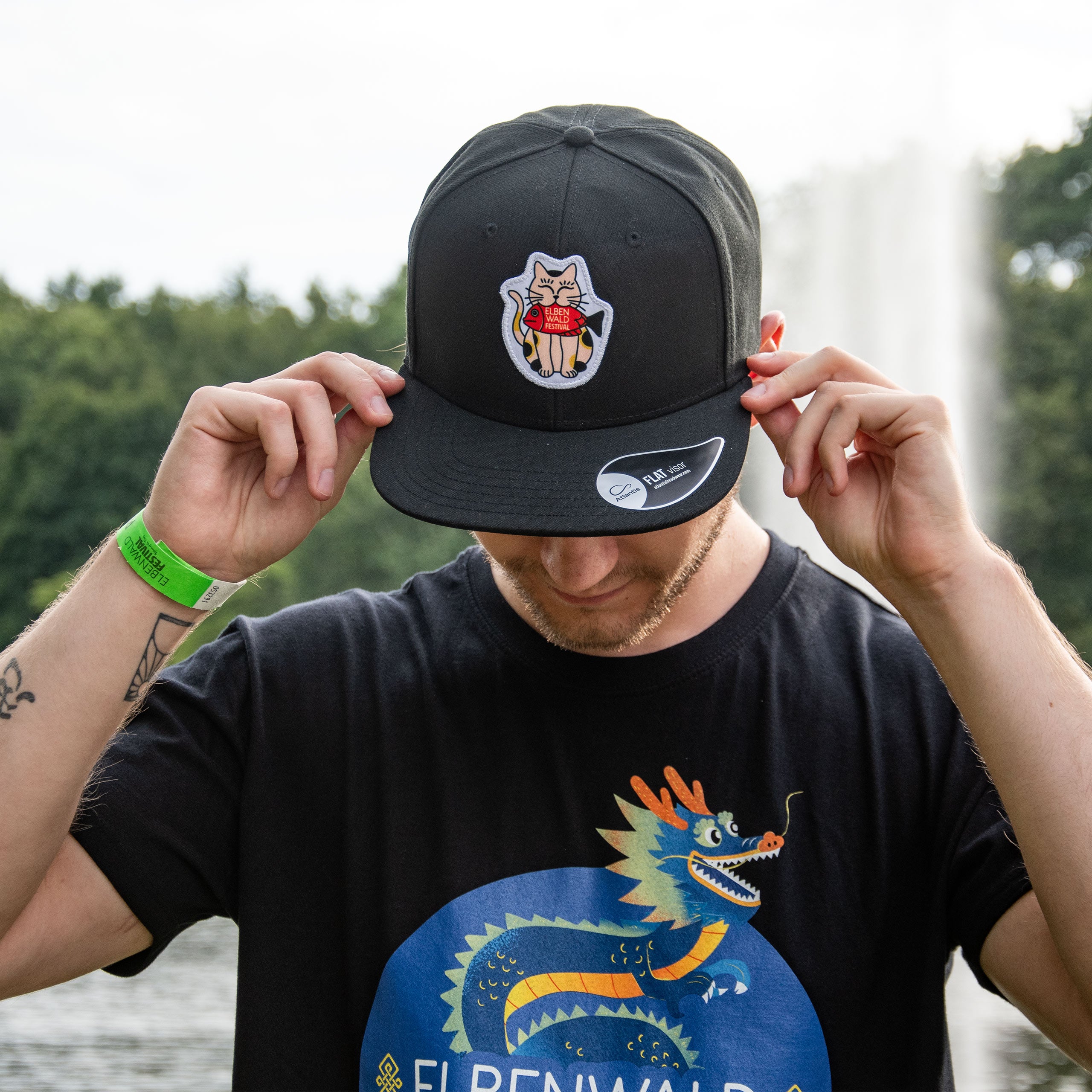 Product image Elbenwald Festival Neko Cats Baseball Cap