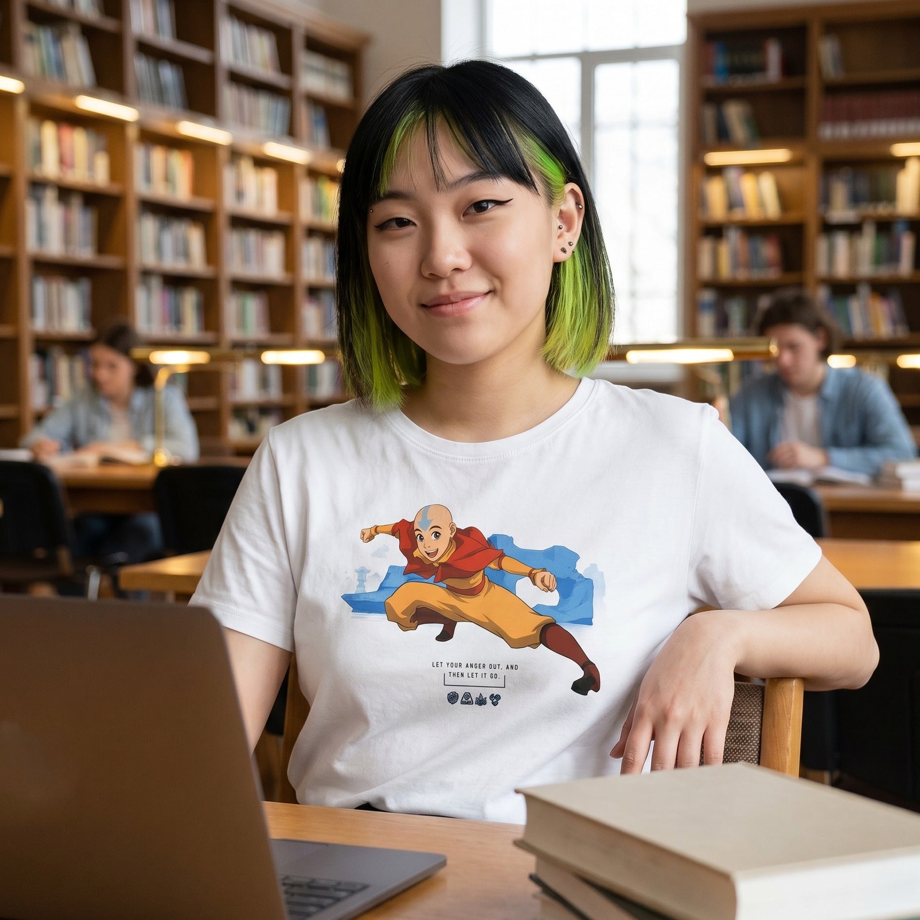 Product image Avatar The Last Airbender - Aang White T-Shirt