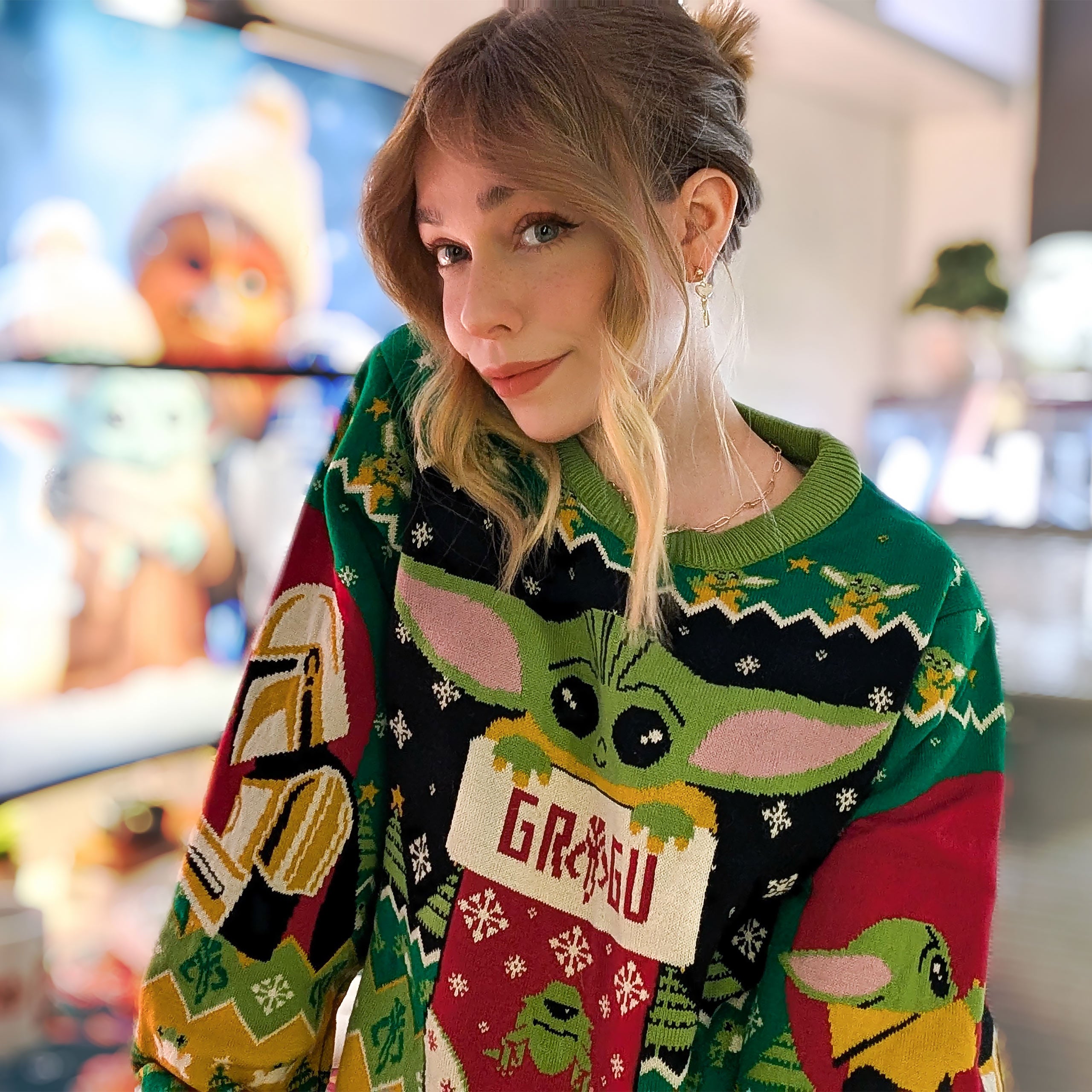 Product image Grogu with Mando Knitted Sweater - Star Wars The Mandalorian