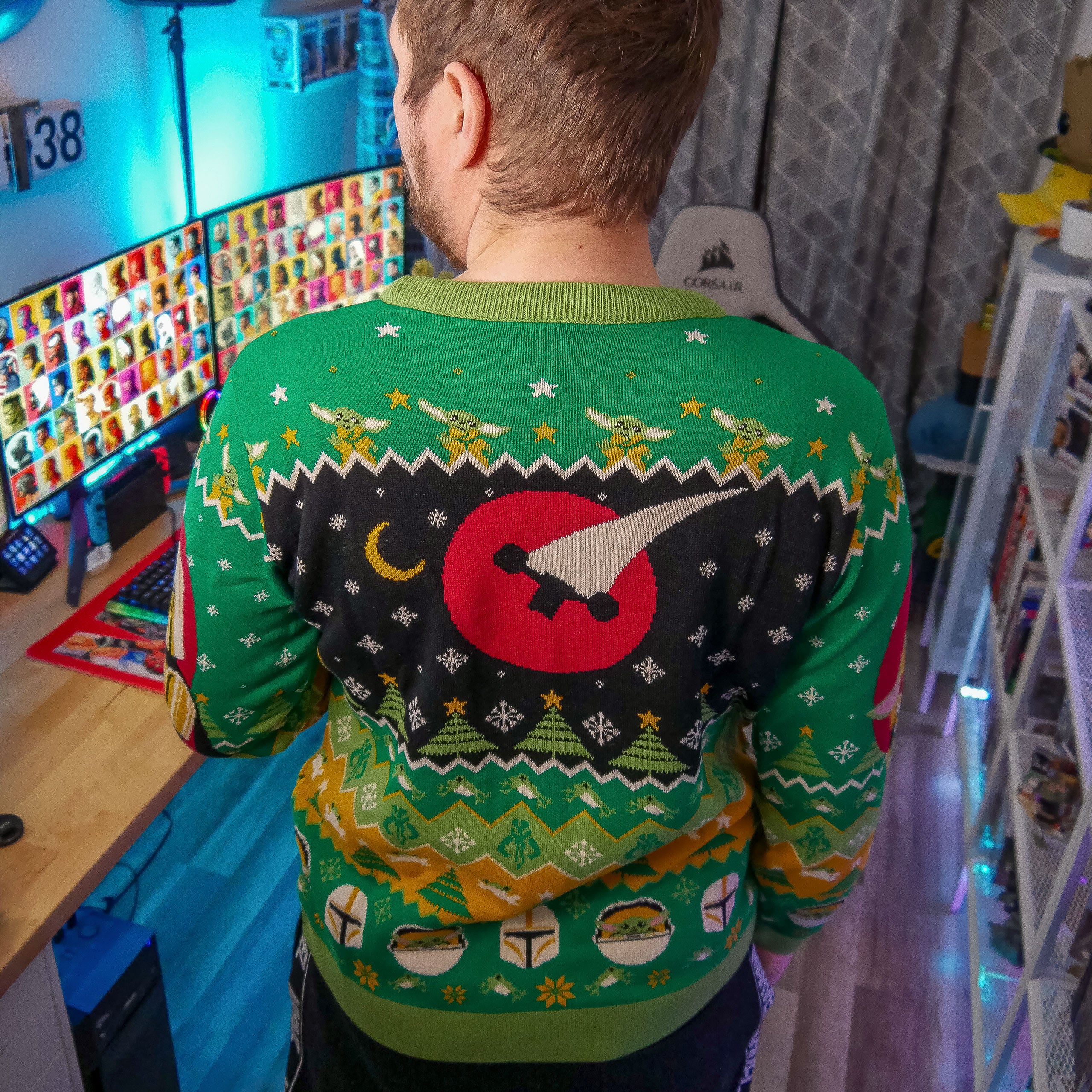 Product image Grogu with Mando Knitted Sweater - Star Wars The Mandalorian