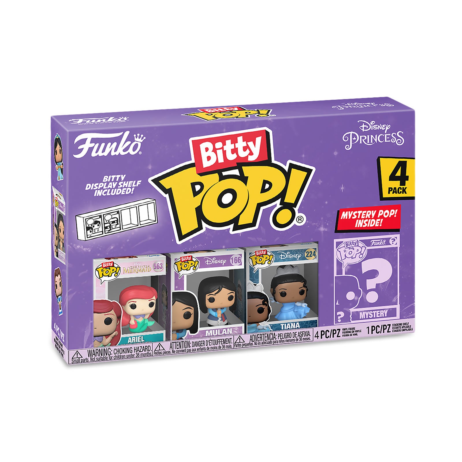 Product image Disney Princess - Funko Bitty Pop 4-piece Figure Set Series 3