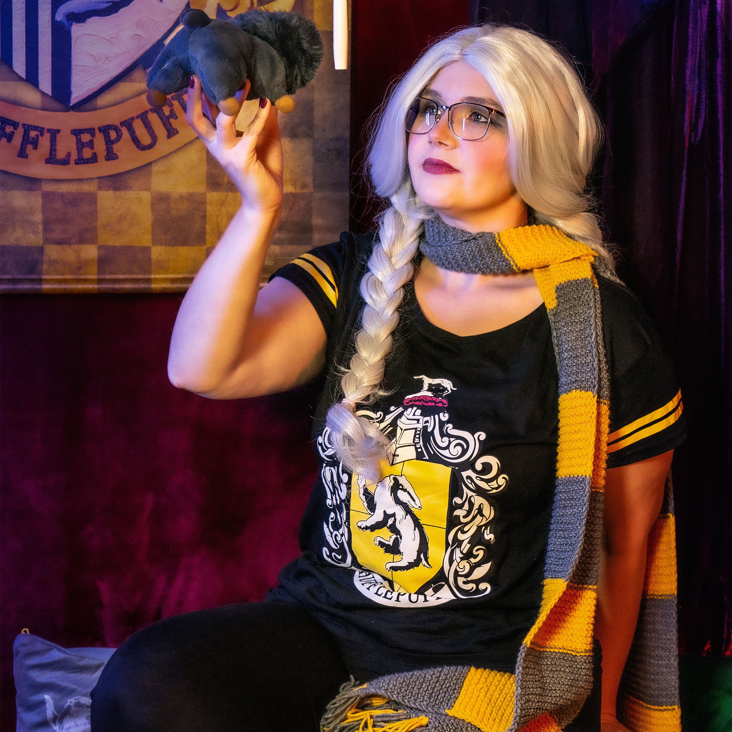 Product image Hufflepuff Crest Pajamas Black - Harry Potter