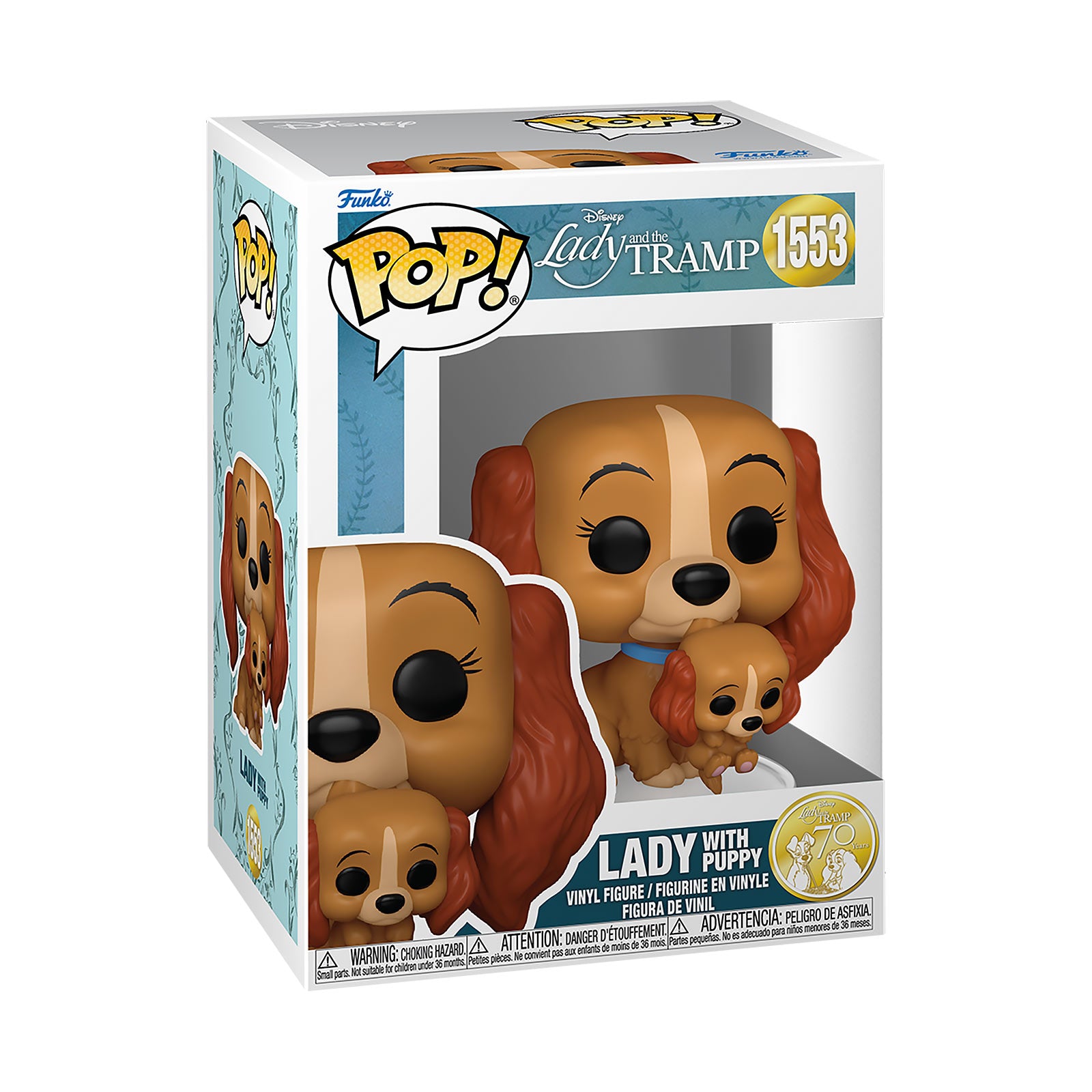 Product image Lady and the Tramp - Lady with Puppy Funko Pop Figure