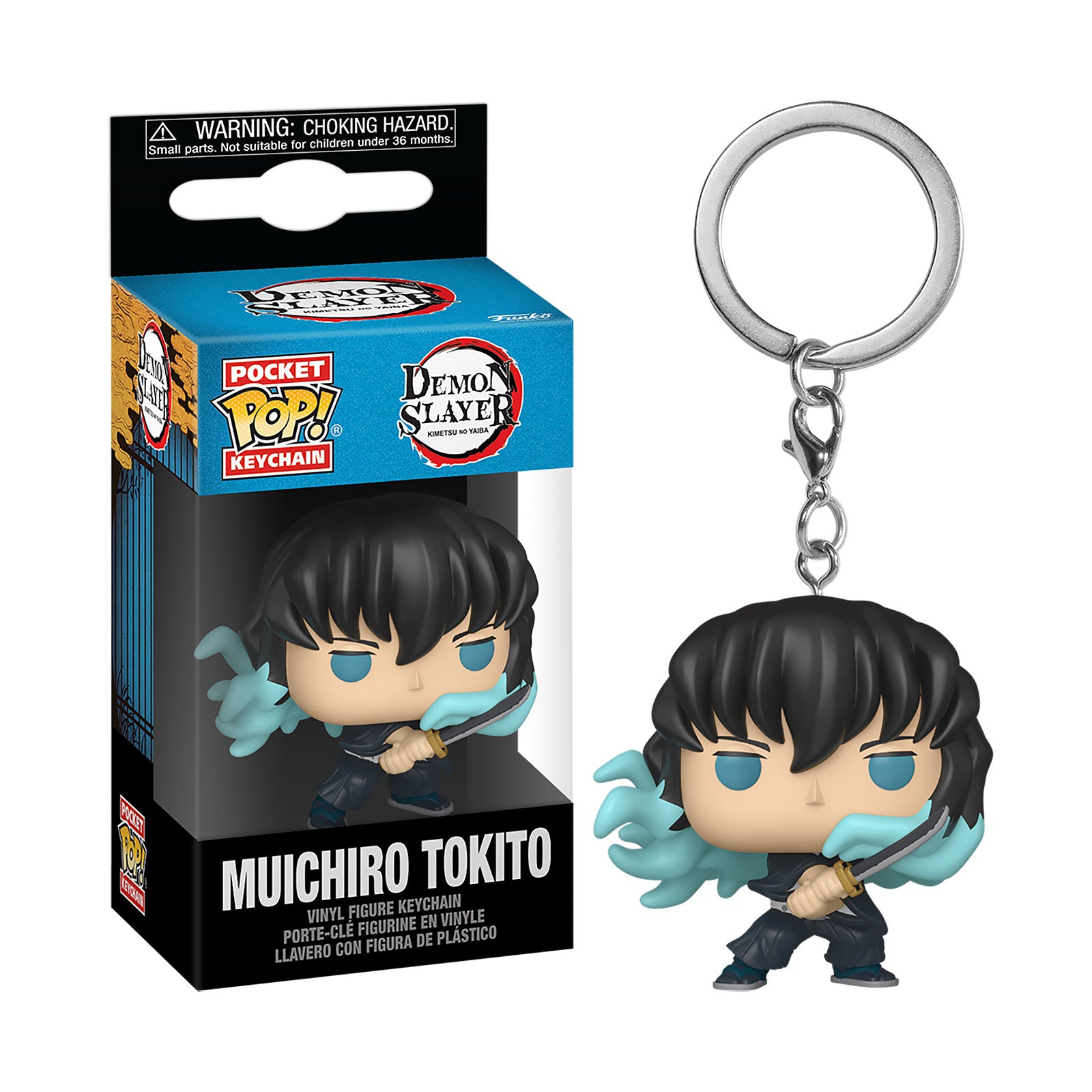 Product image Demon Slayer - Muichiro (Attack) Funko Pop Keychain