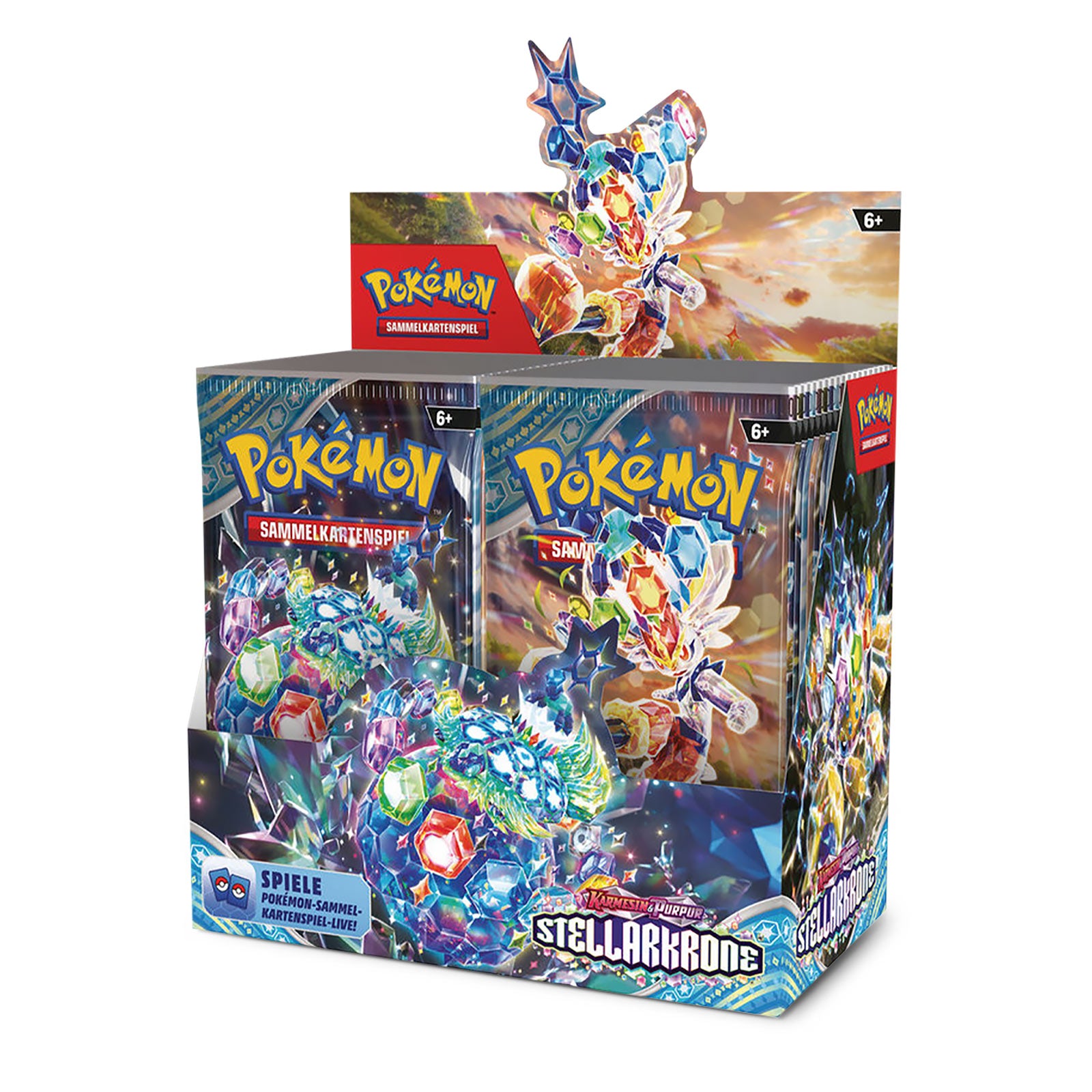 Product image Pokemon - Crimson & Purple KAPU07 Stellar Crown Collectible Cards Booster 36er Display