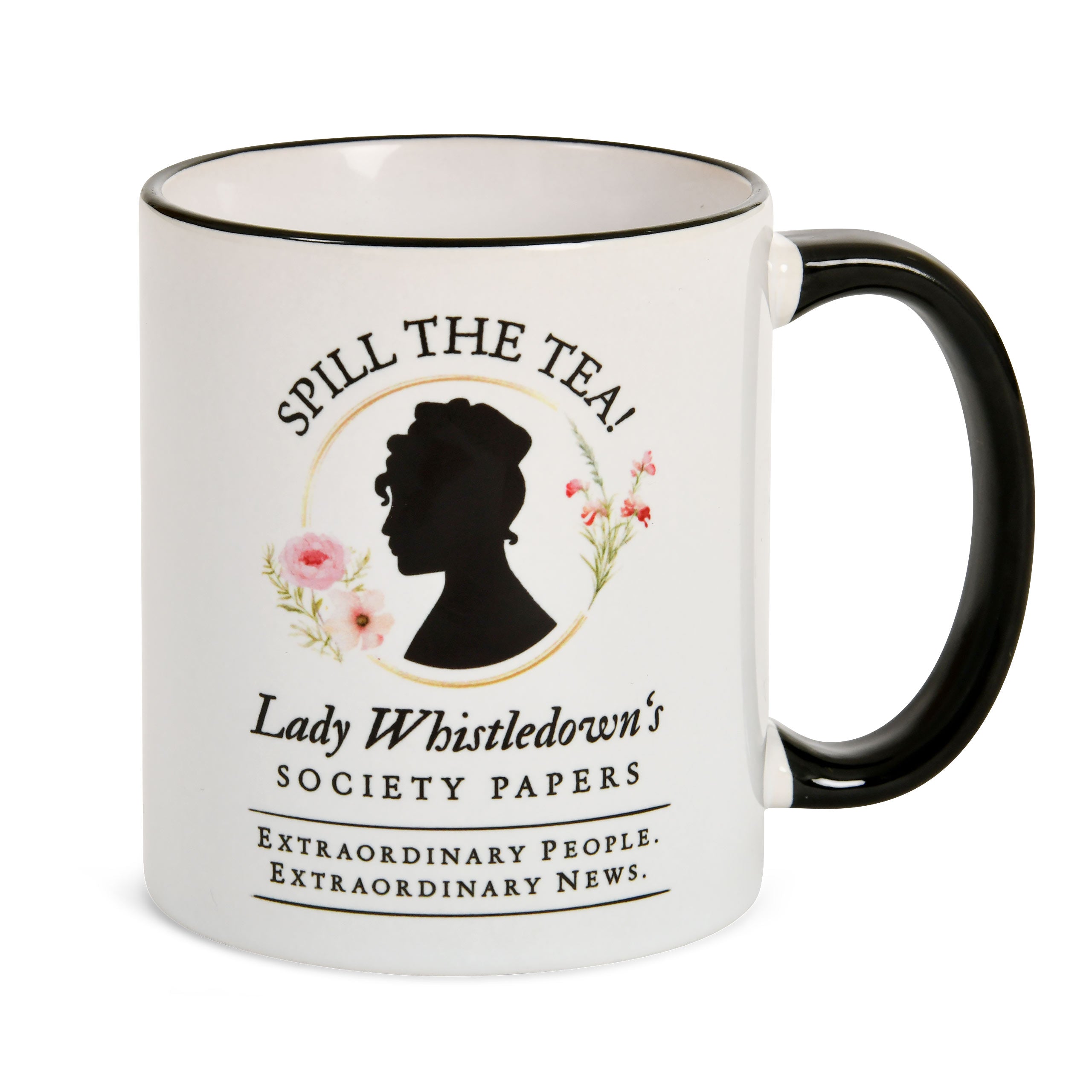 Product image Spill the Tea! Society Papers Mug for Bridgerton Fans