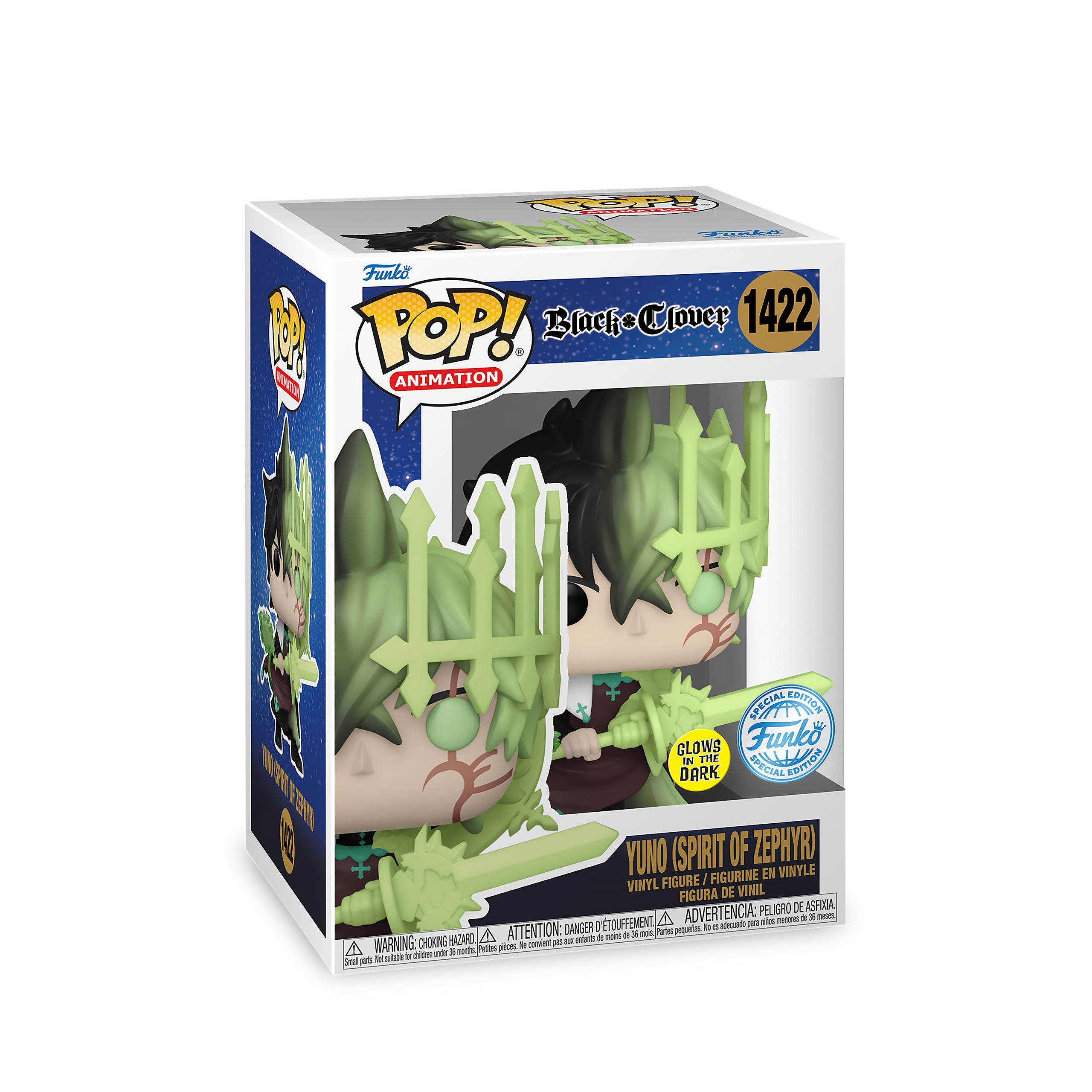 Product image Black Clover - Yuno (Spirit of Zephyr) Funko Pop Figure