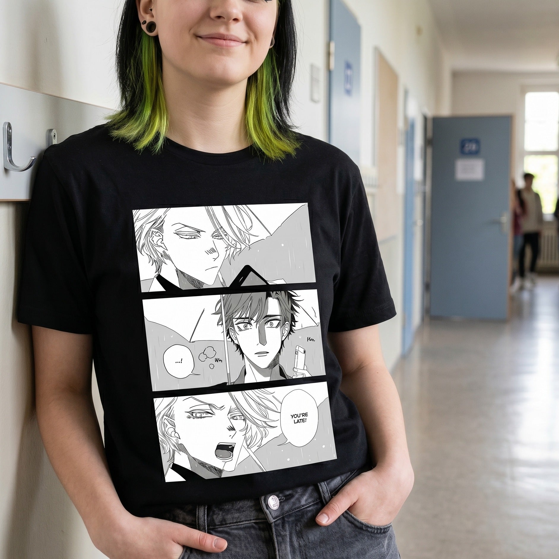 Product image You're Late T-Shirt for Therapy Game Fans