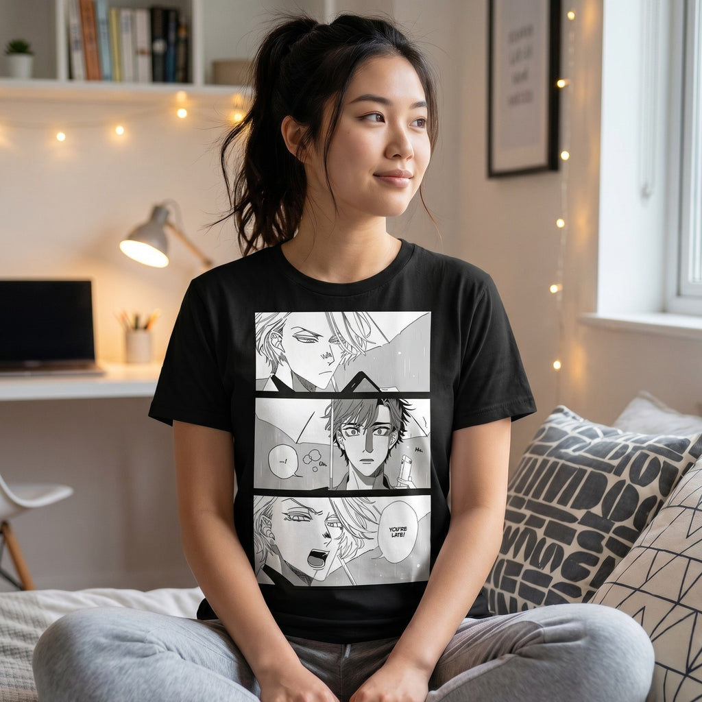 Product image You're Late T-Shirt for Therapy Game Fans