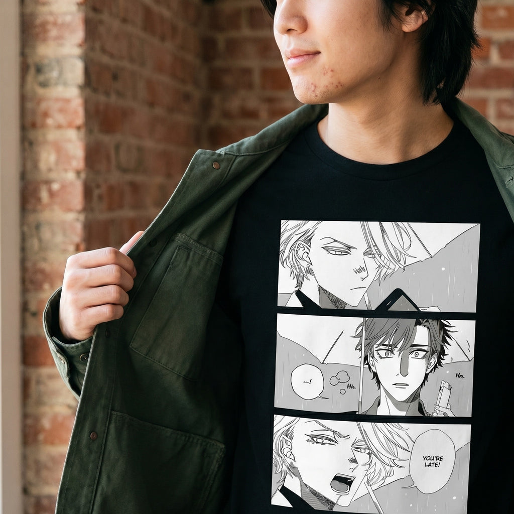 Product image You're Late T-Shirt for Therapy Game Fans