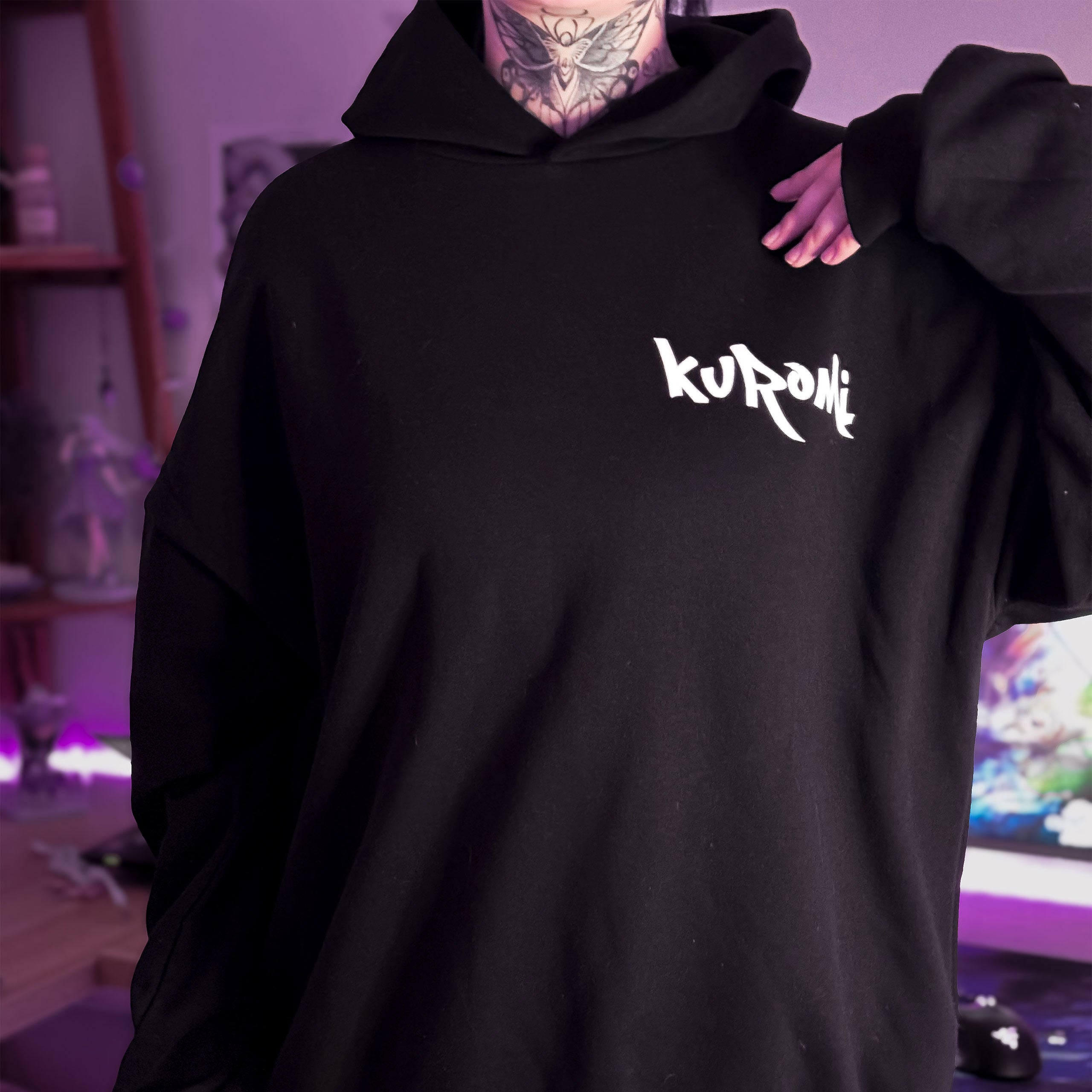 Product image Sanrio - Kuromi Hoodie Black